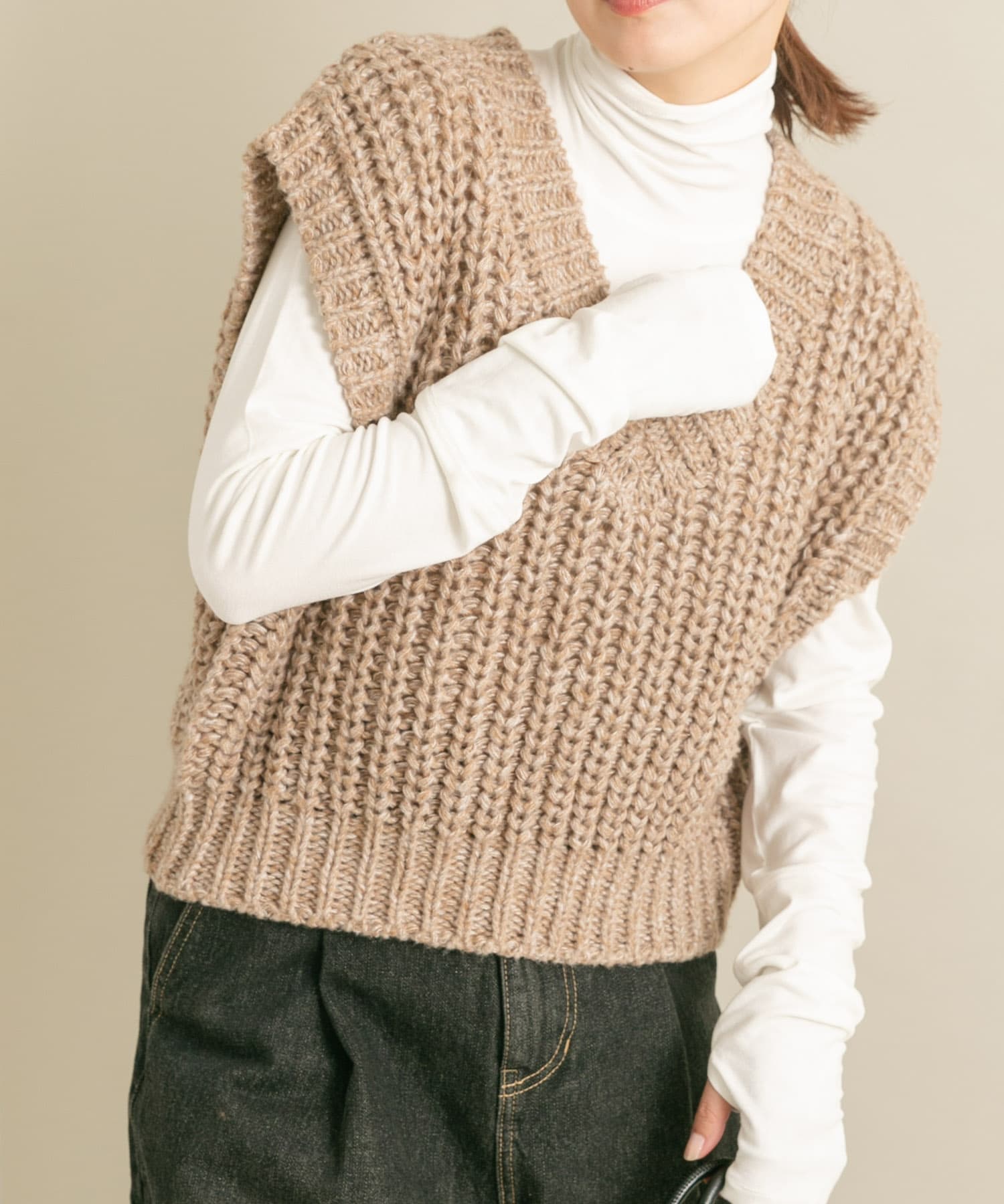 身長：160cm サイズ：one