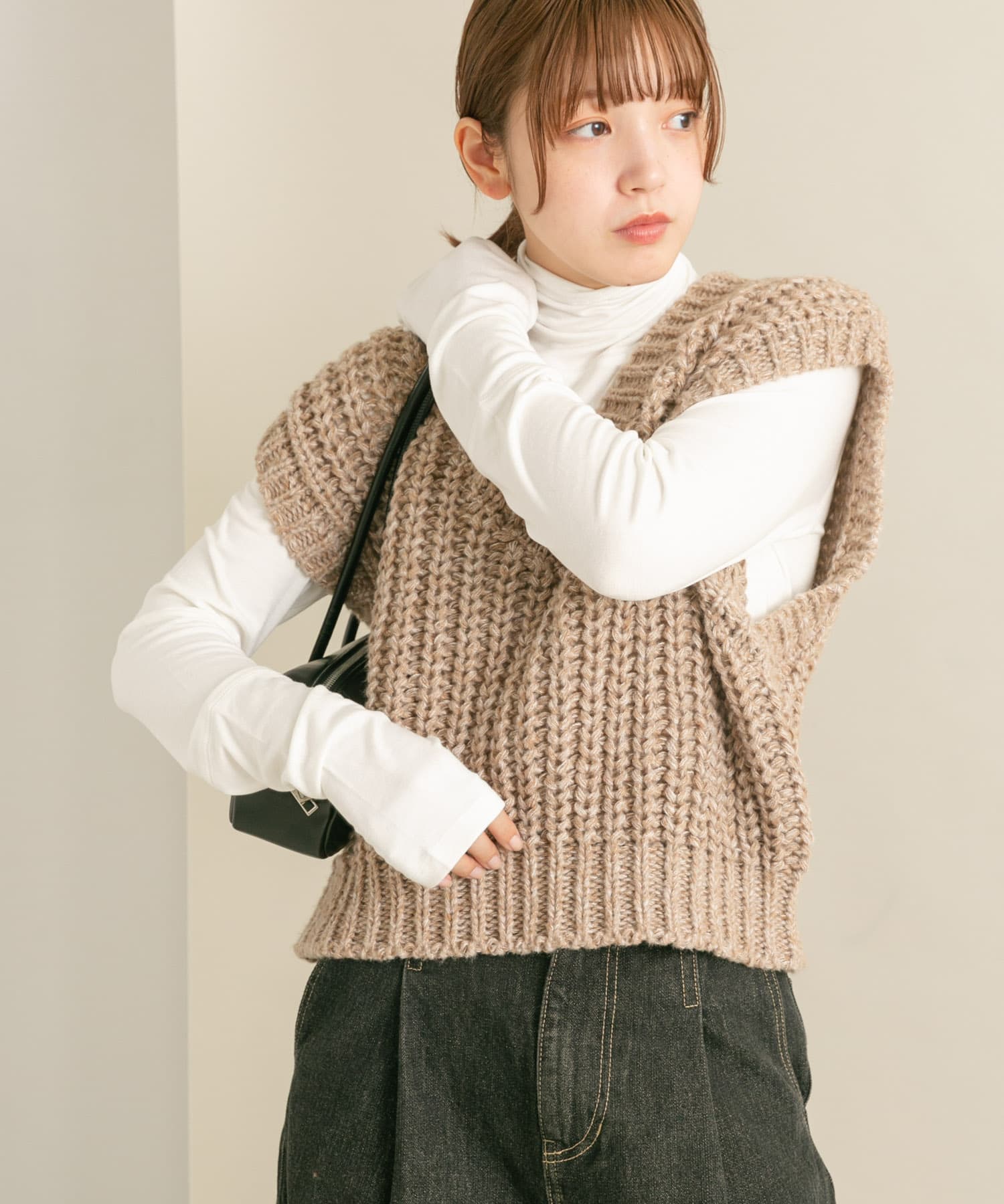 身長：160cm サイズ：one