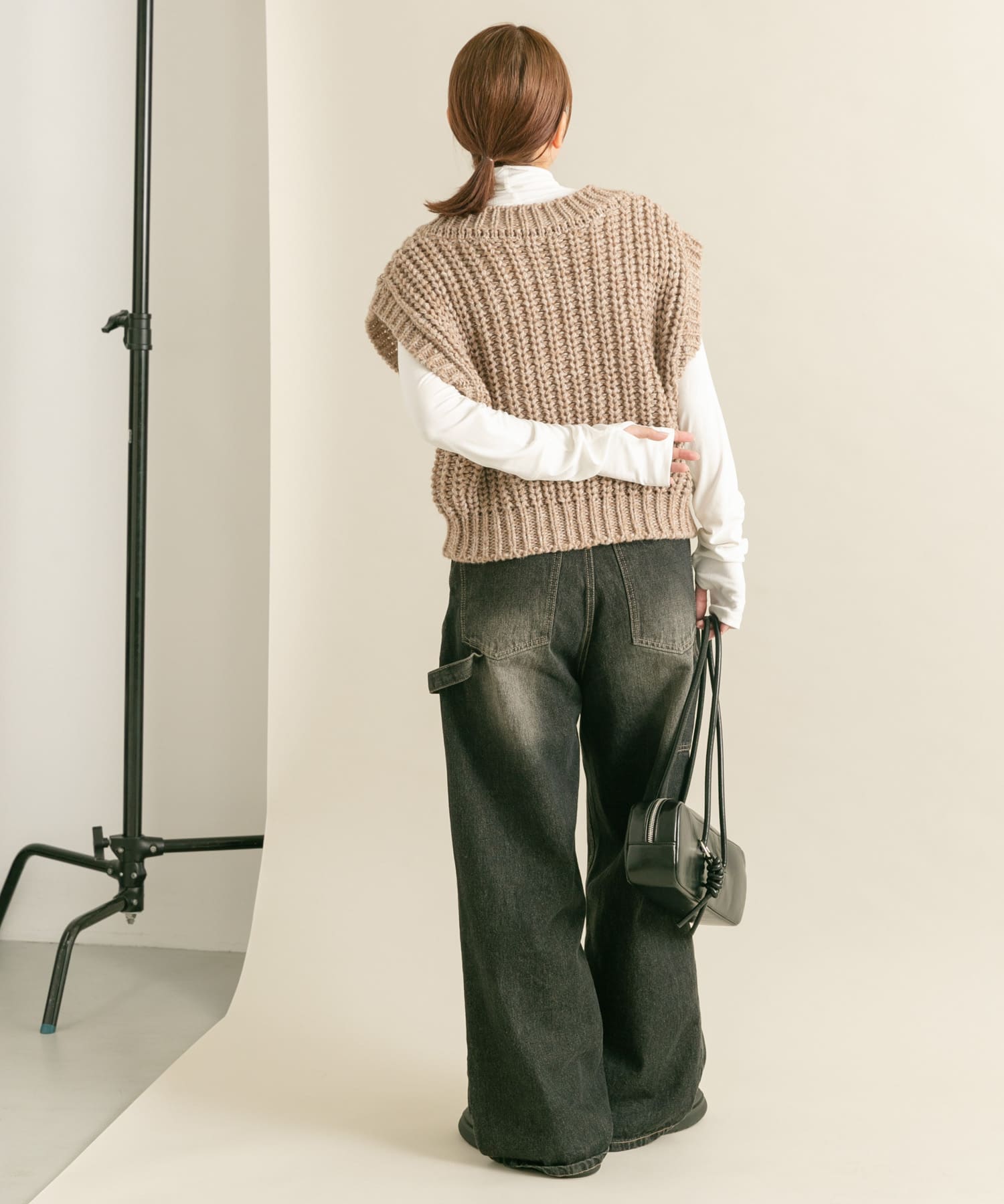 身長：160cm サイズ：one