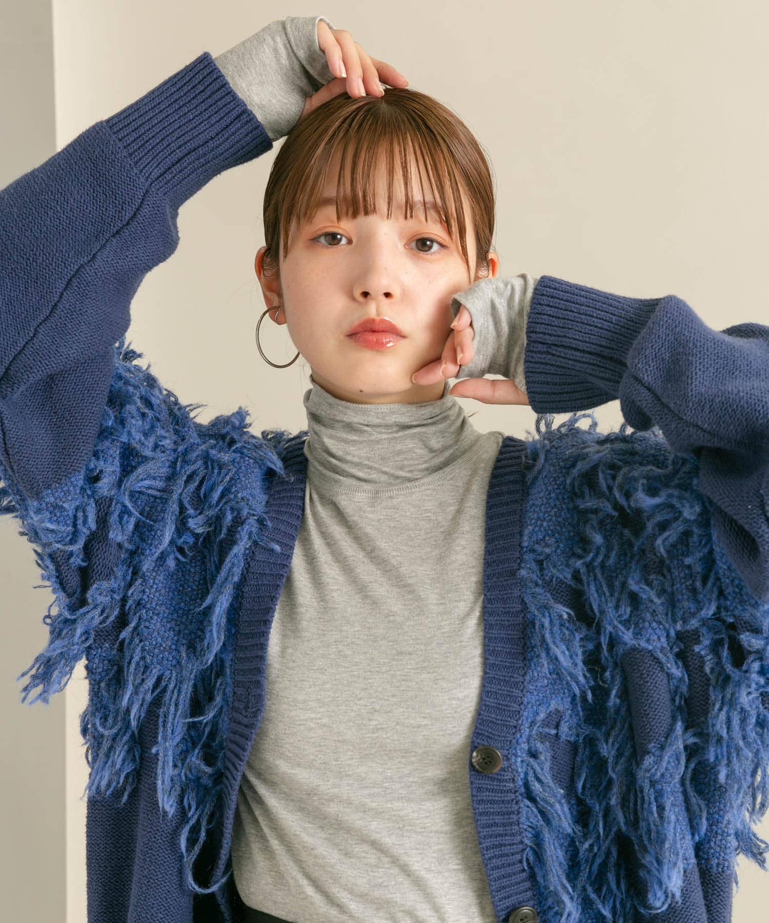 身長：160cm サイズ：one