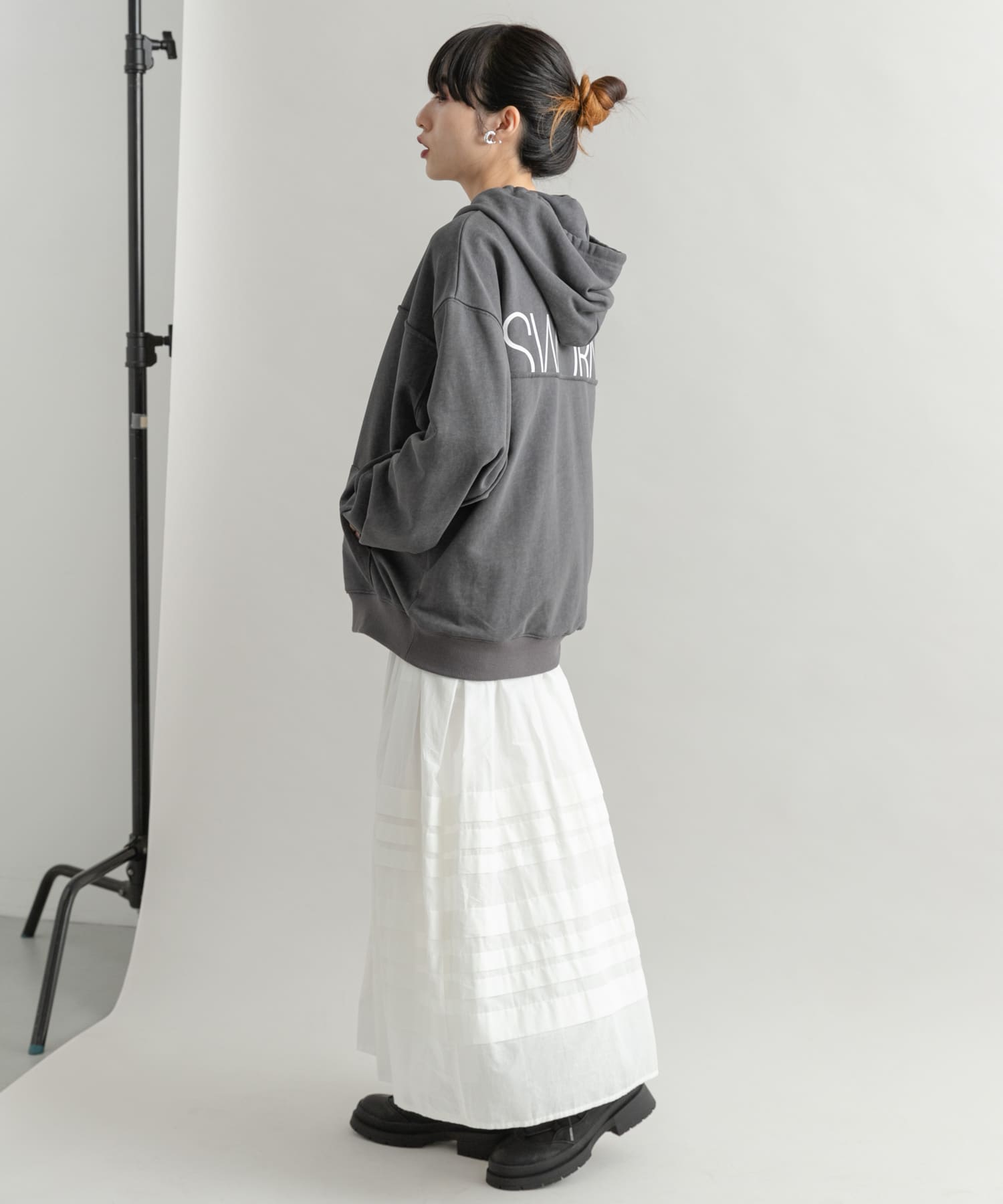 身長：160cm サイズ：one