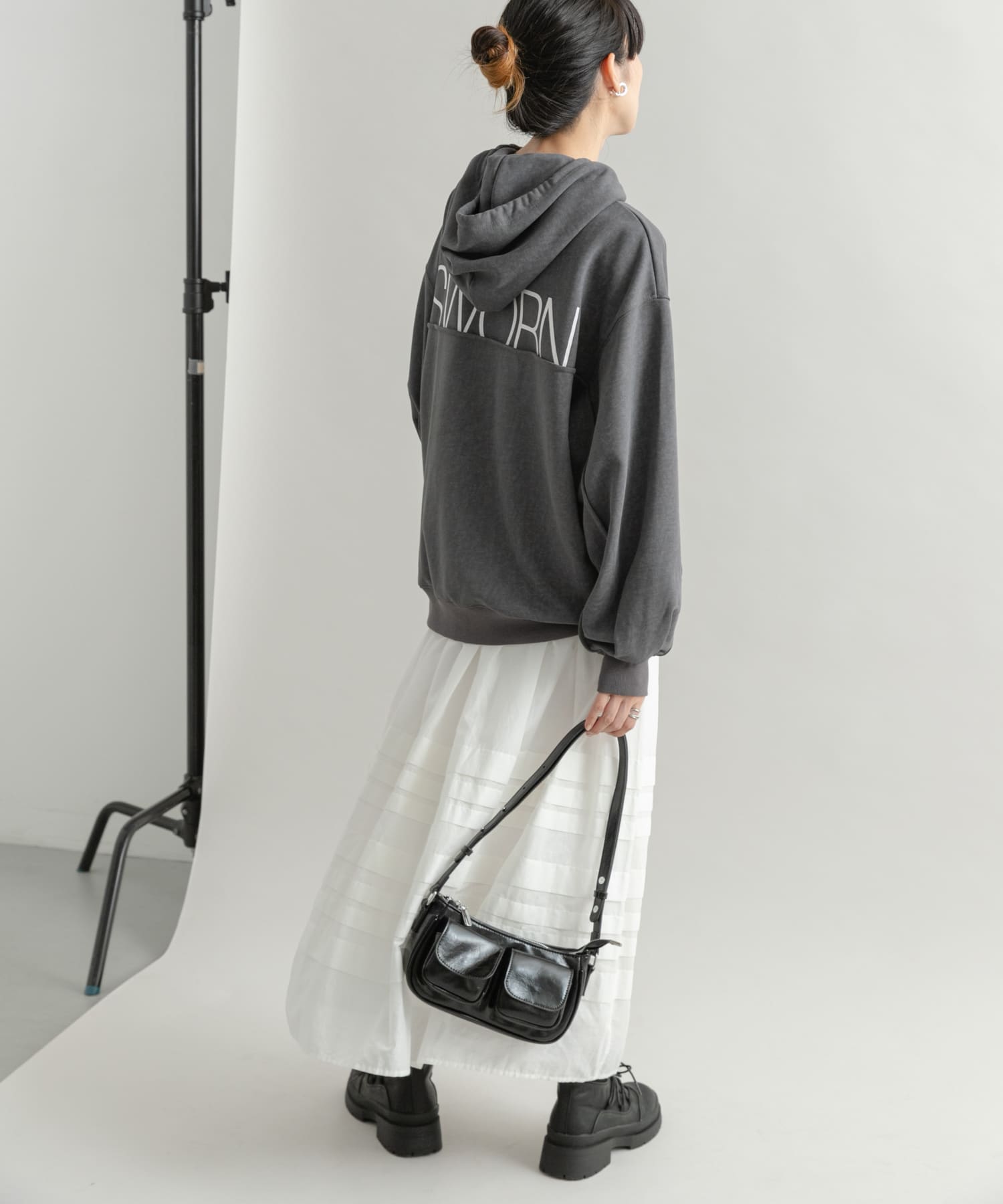 身長：160cm サイズ：one