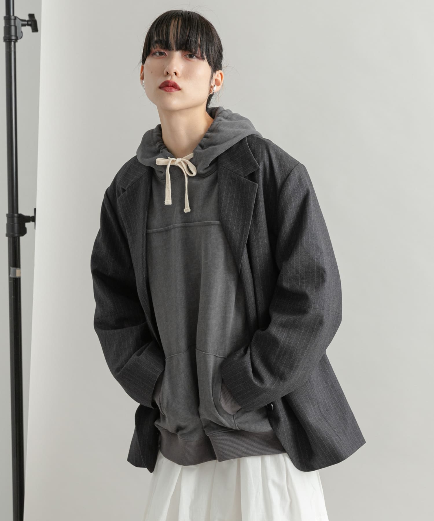 身長：160cm サイズ：one