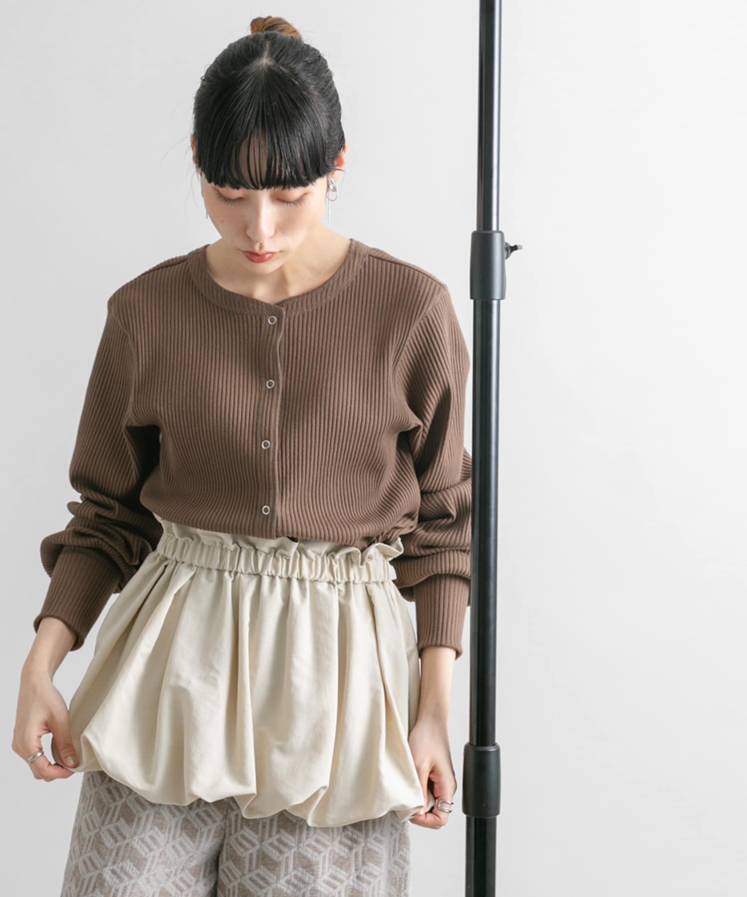 身長：160cm サイズ：one