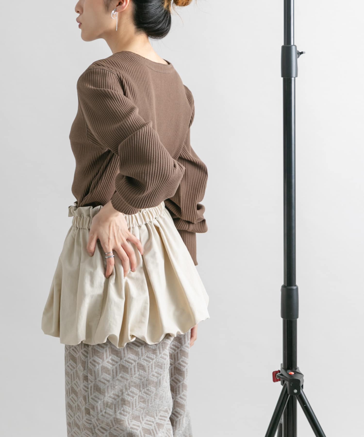 身長：160cm サイズ：one