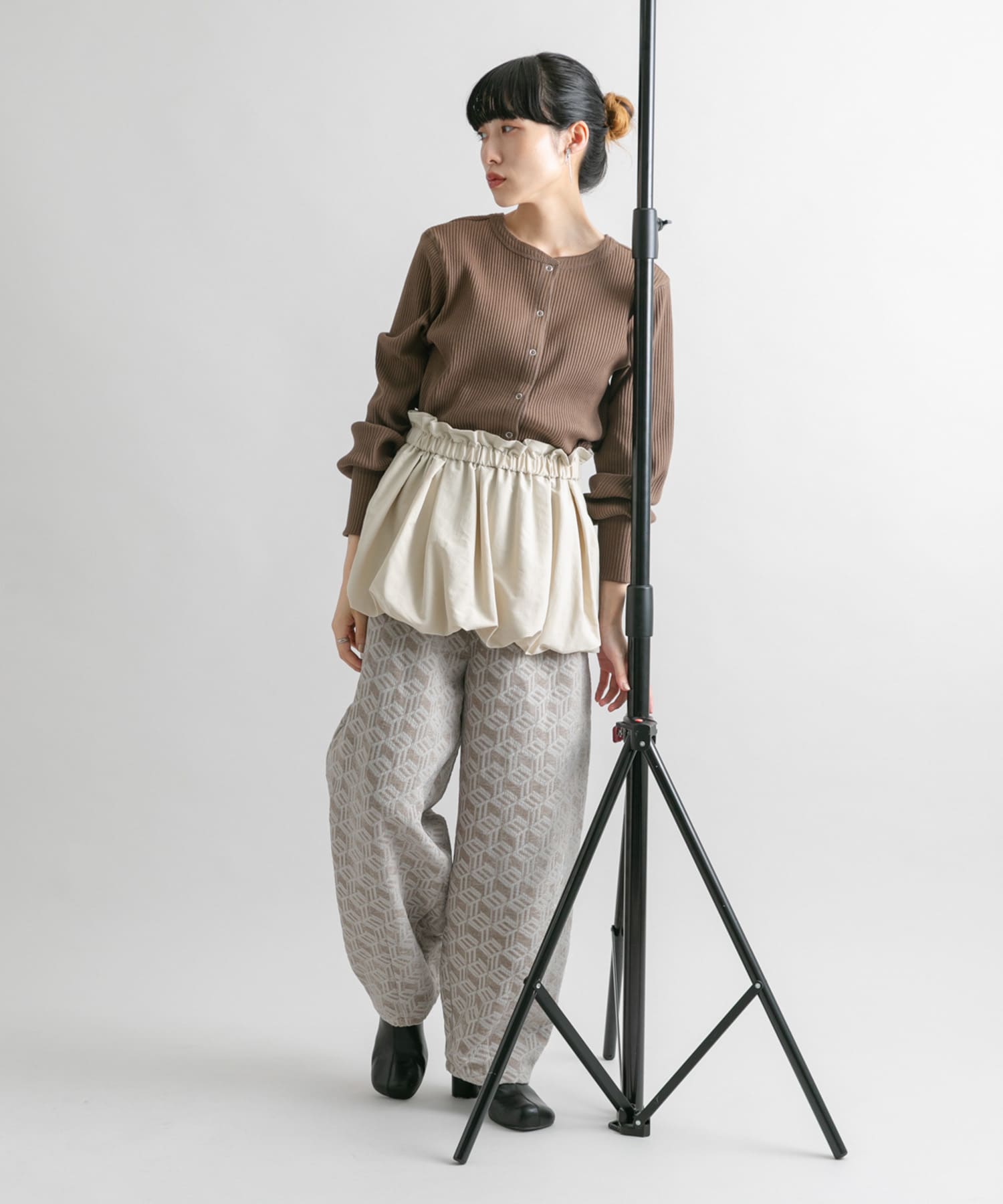 身長：160cm サイズ：one