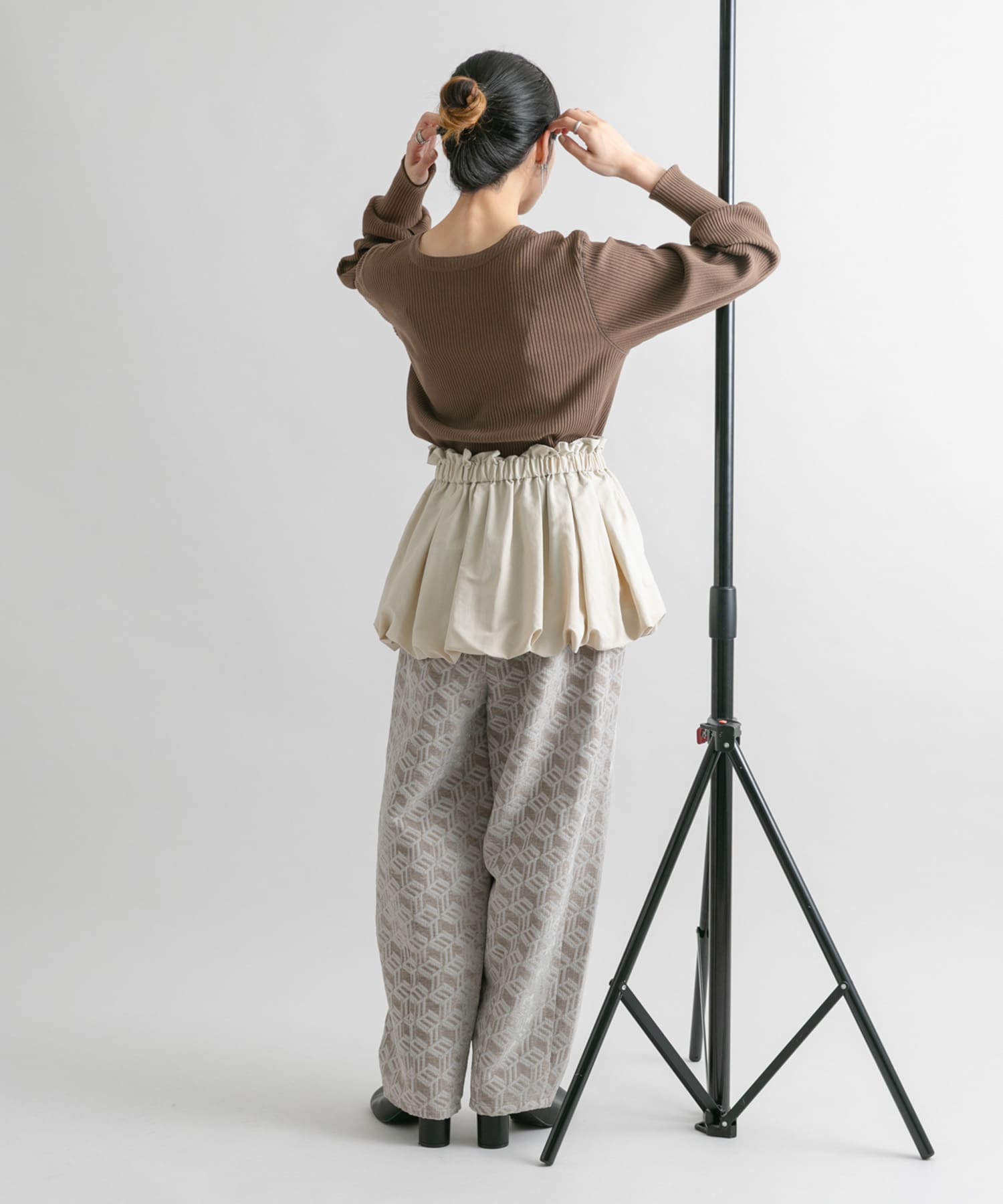 身長：160cm サイズ：one