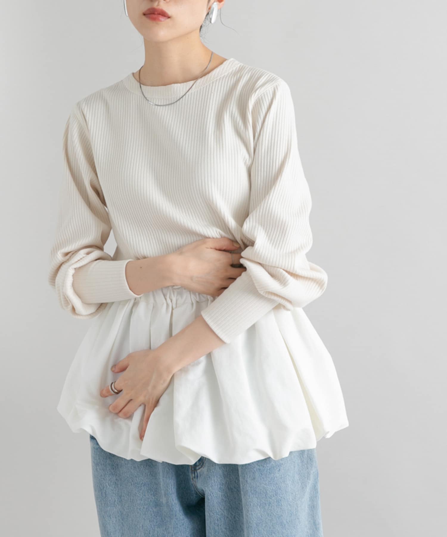 身長：160cm サイズ：one