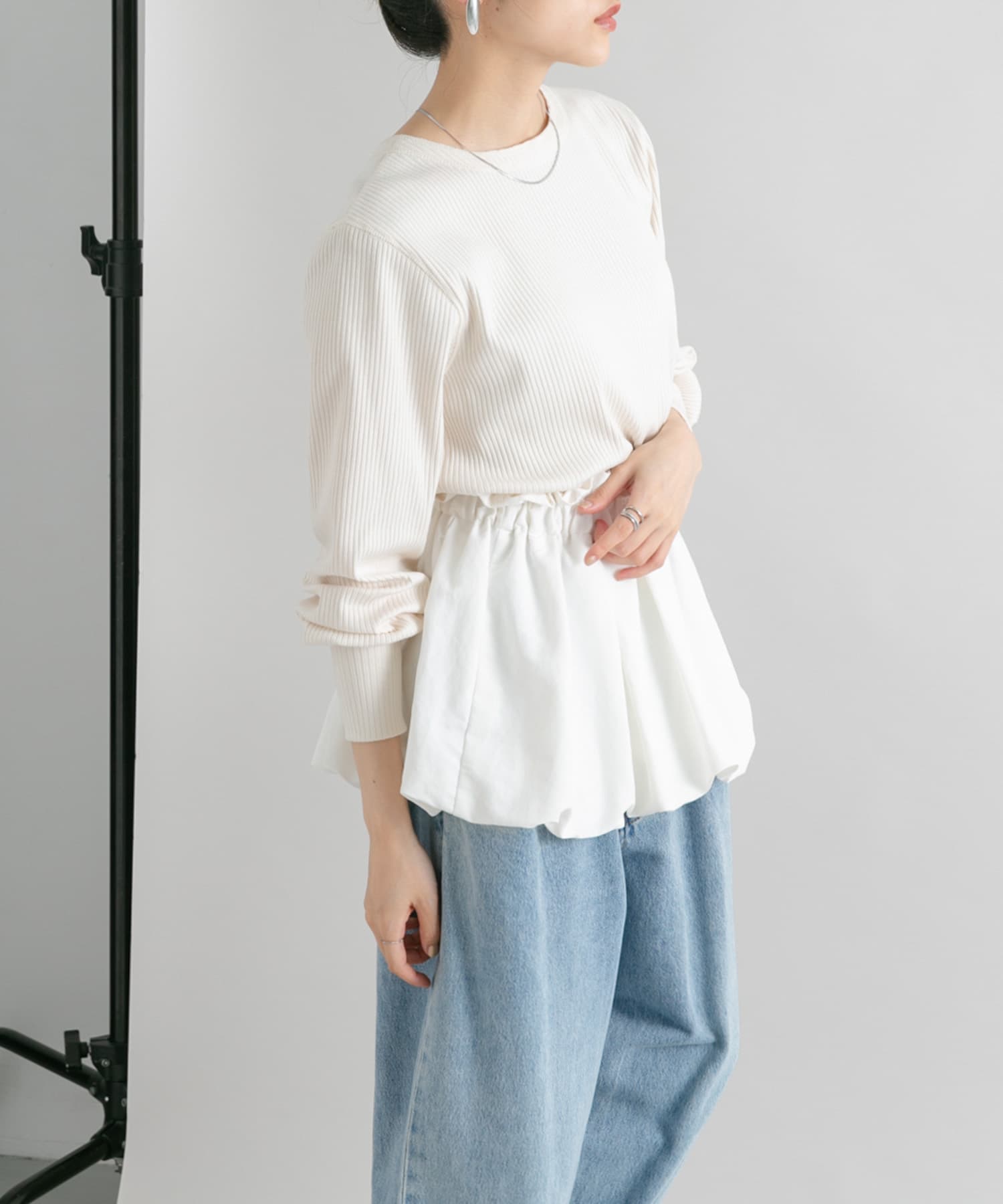 身長：160cm サイズ：one