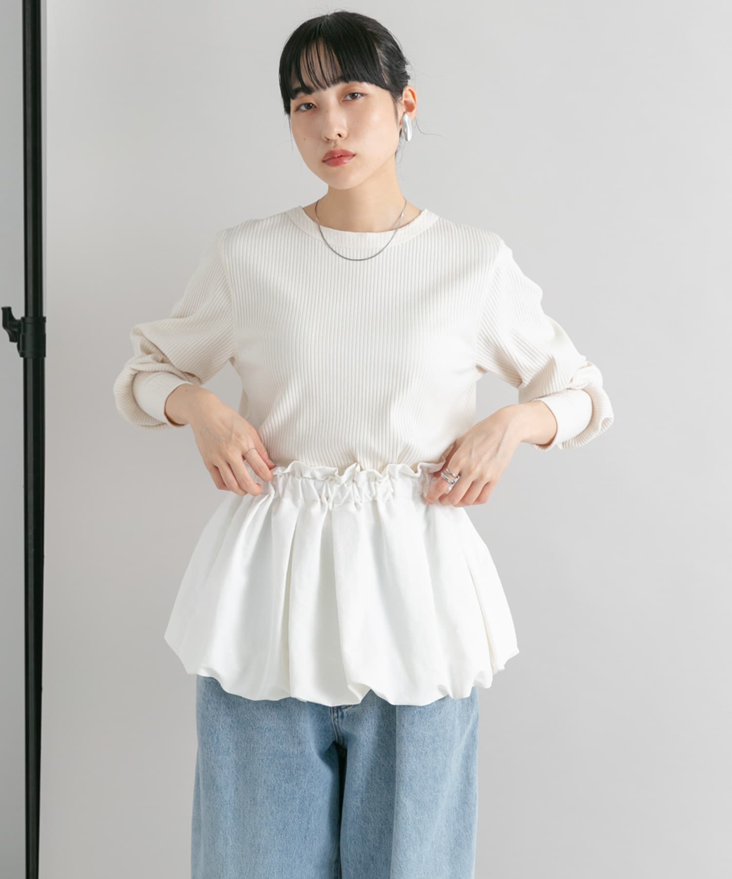 身長：160cm サイズ：one
