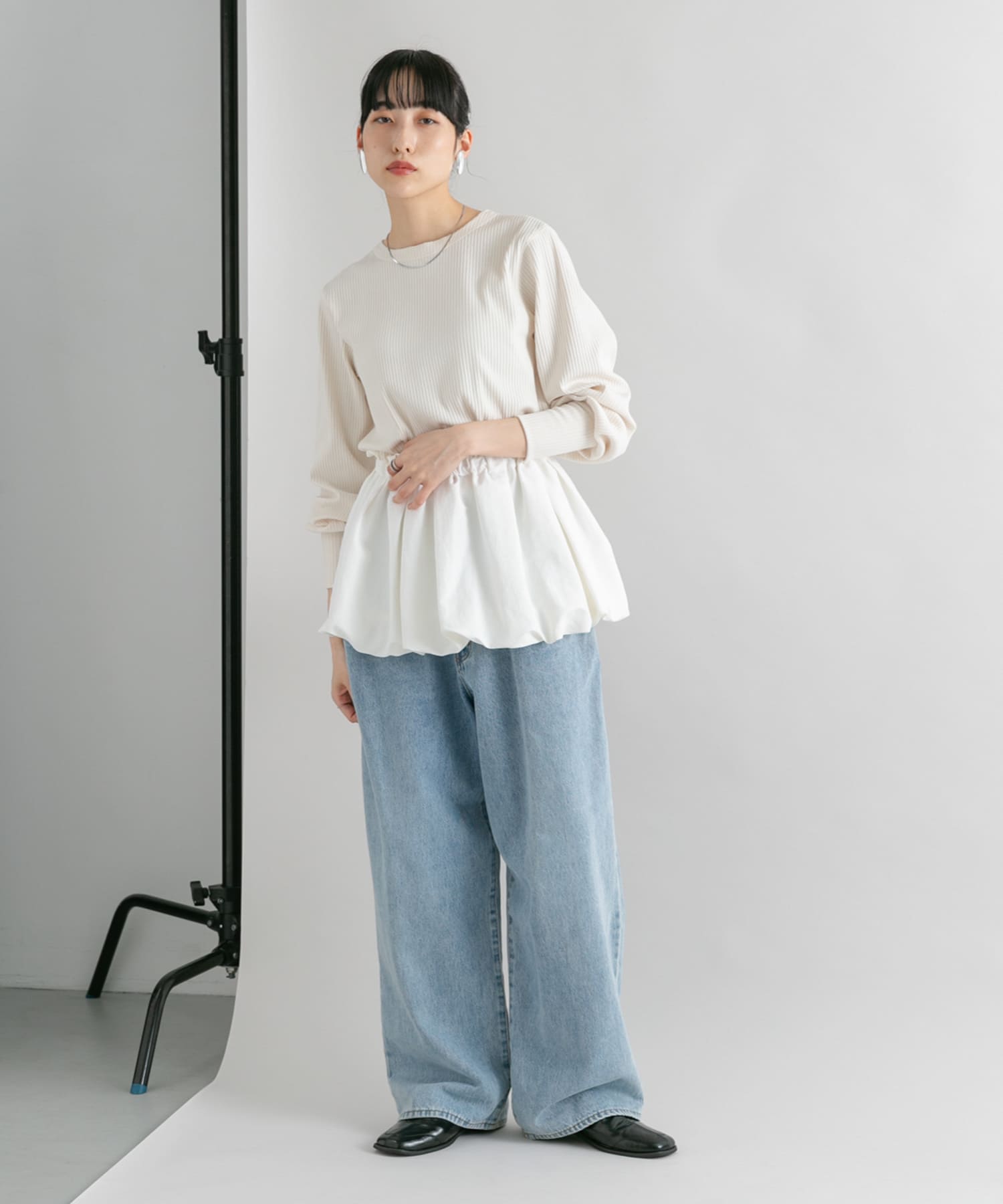 身長：160cm サイズ：one