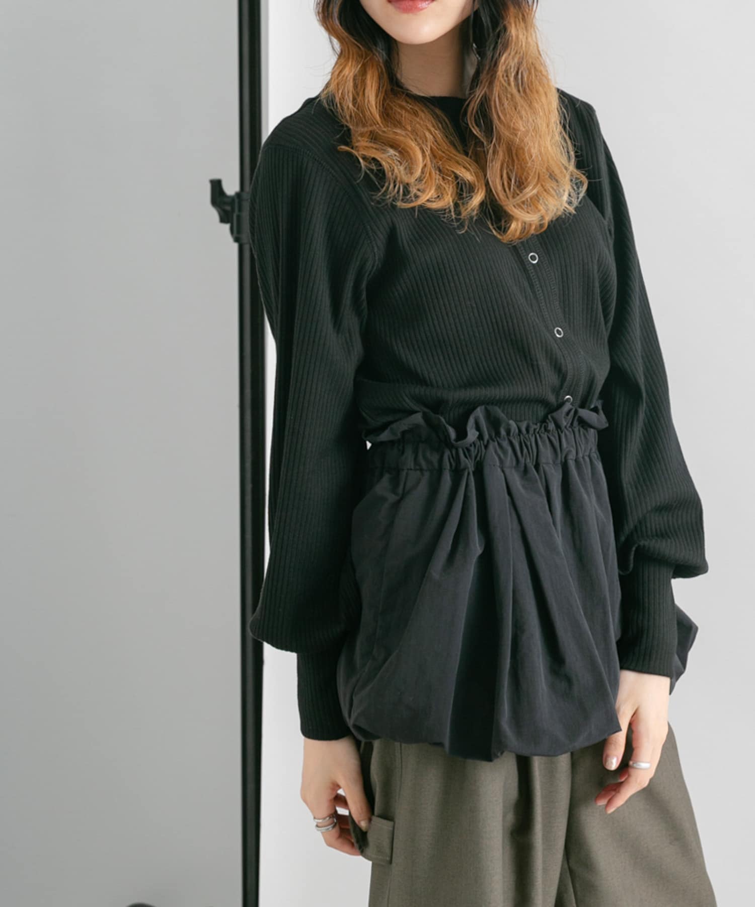 身長：160cm サイズ：one