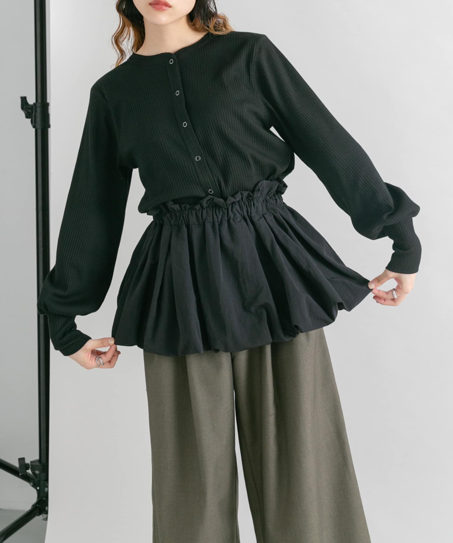 身長：160cm サイズ：one
