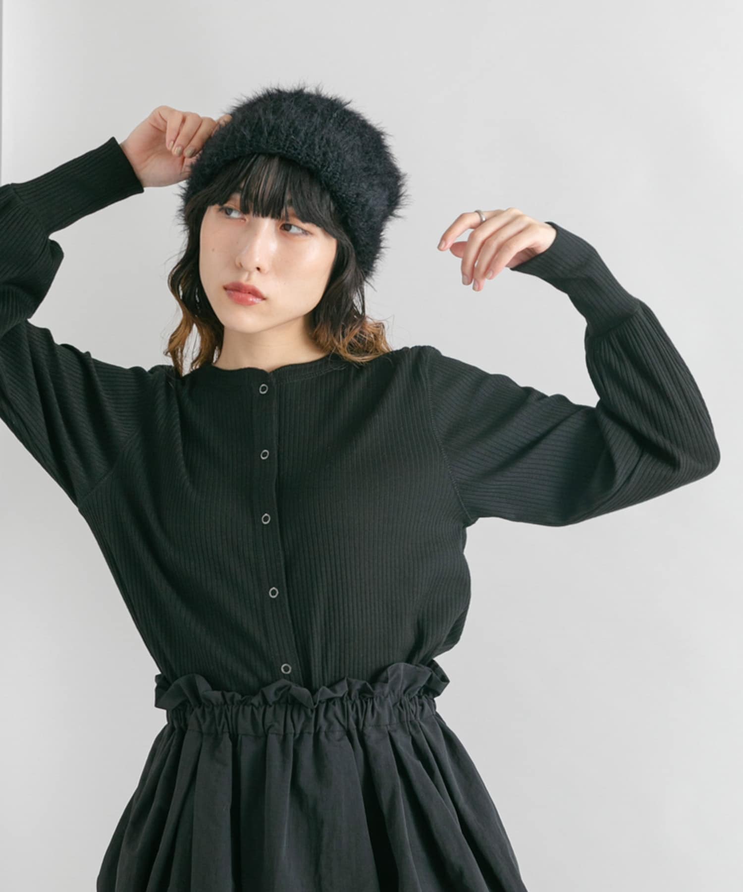 身長：160cm サイズ：one