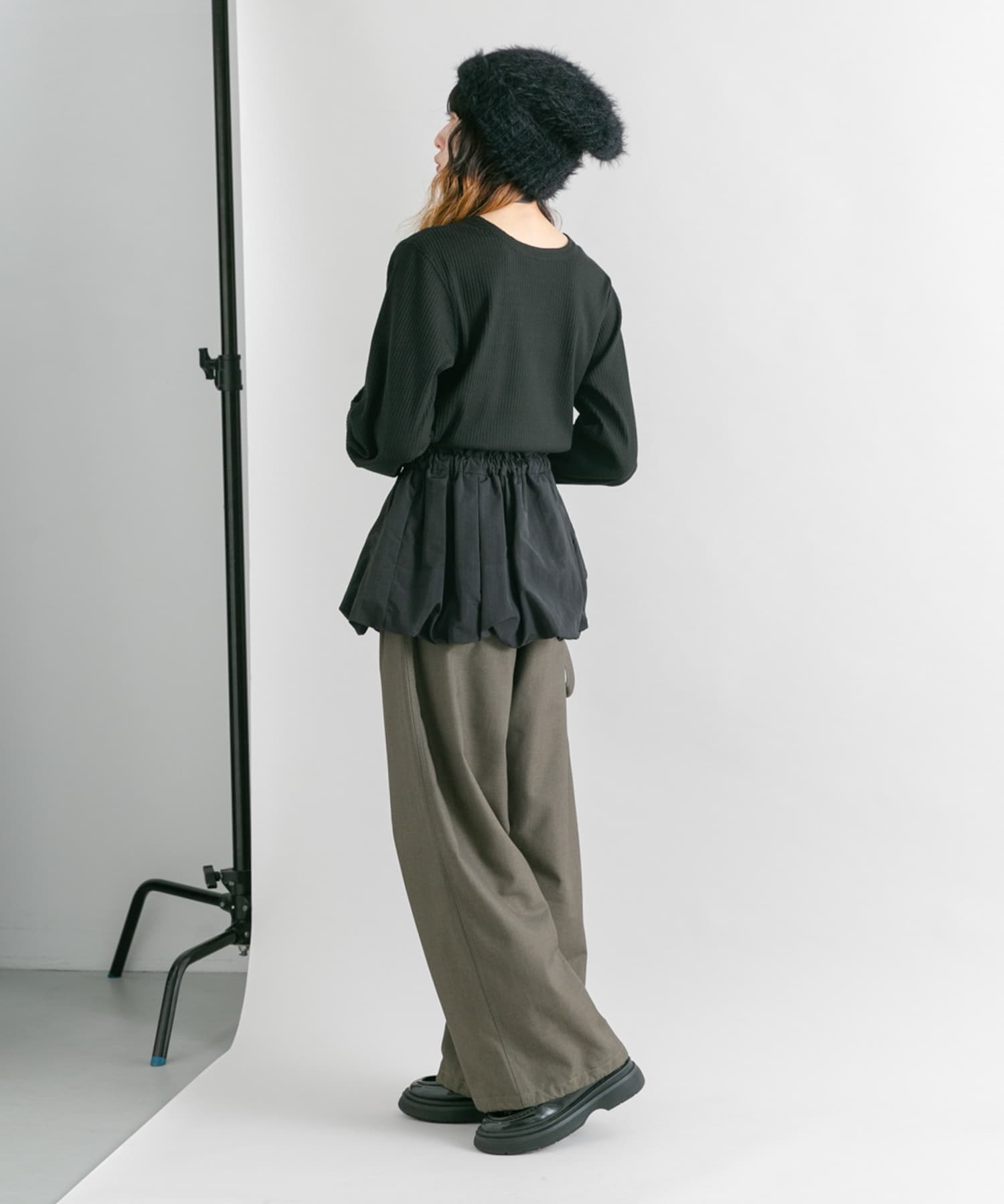 身長：160cm サイズ：one