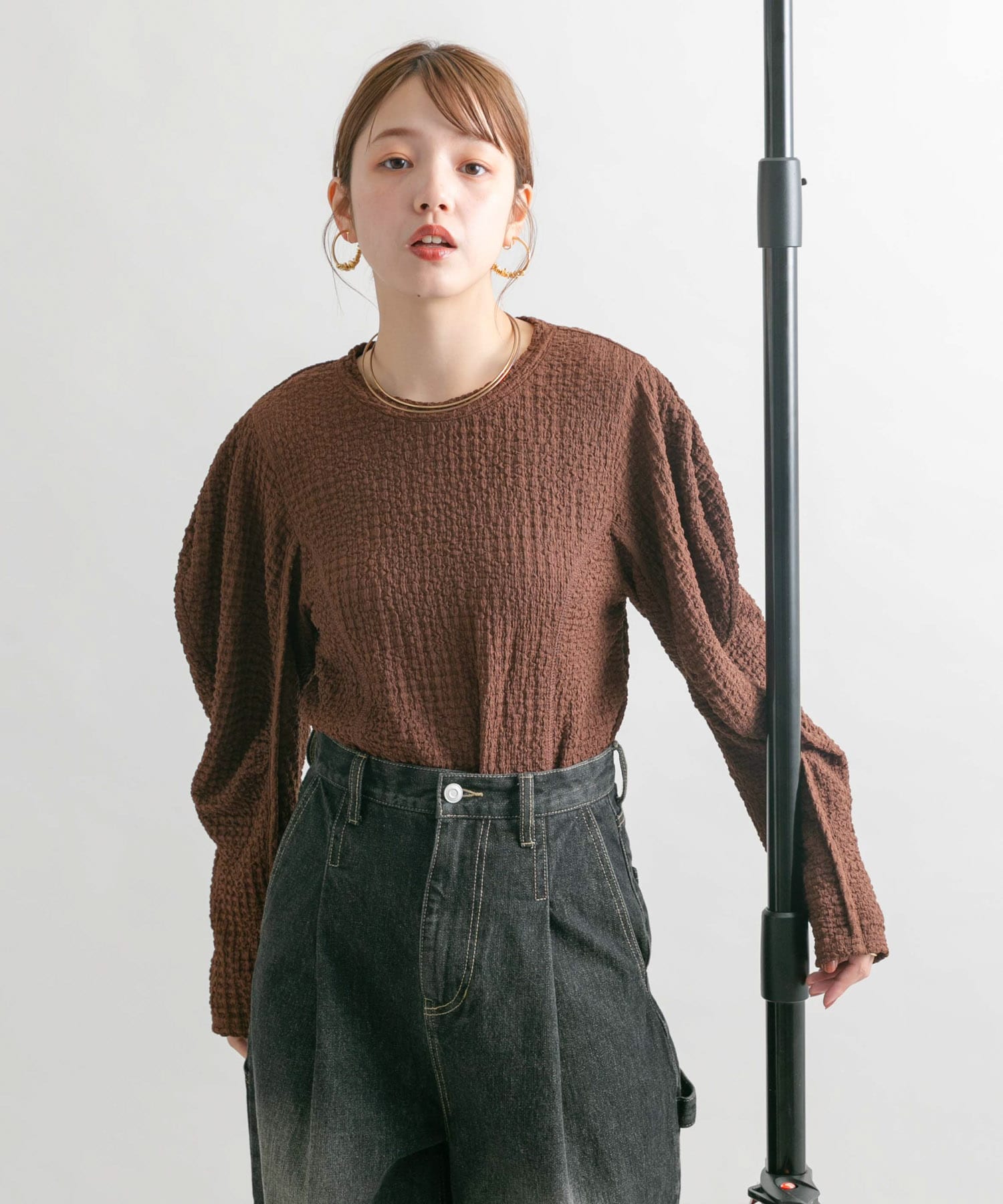 身長：160cm サイズ：one