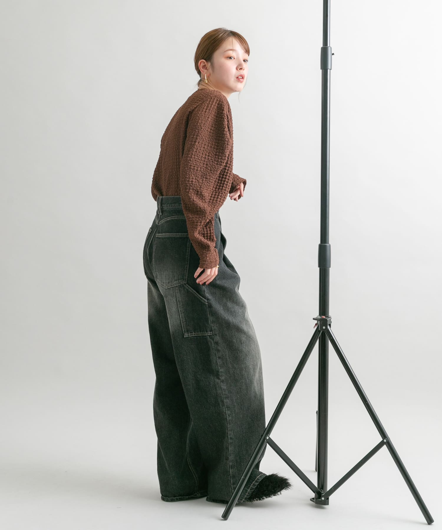 身長：160cm サイズ：one