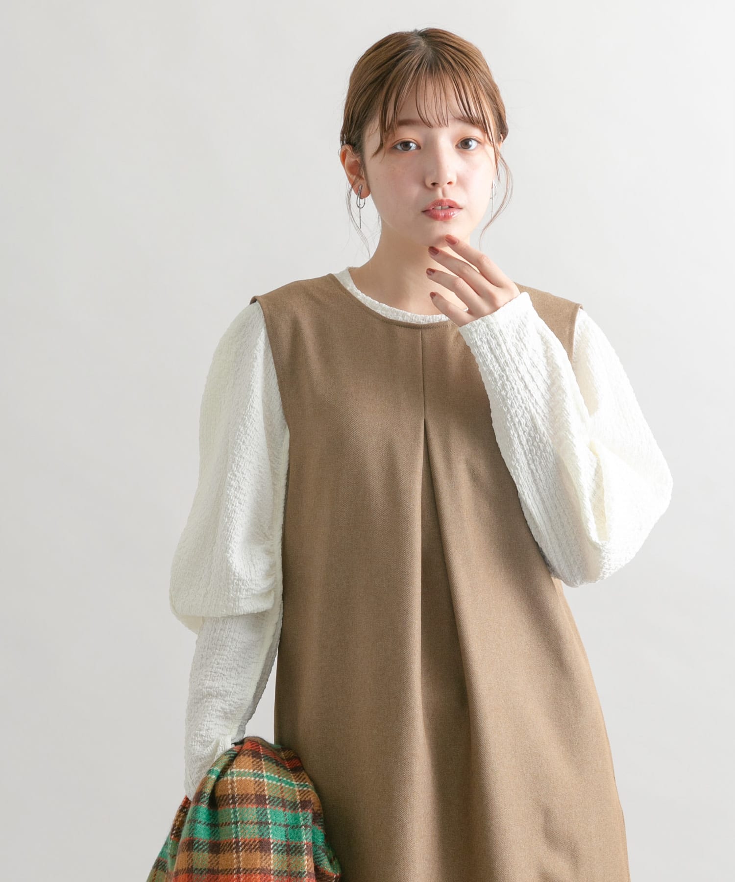 身長：160cm サイズ：one