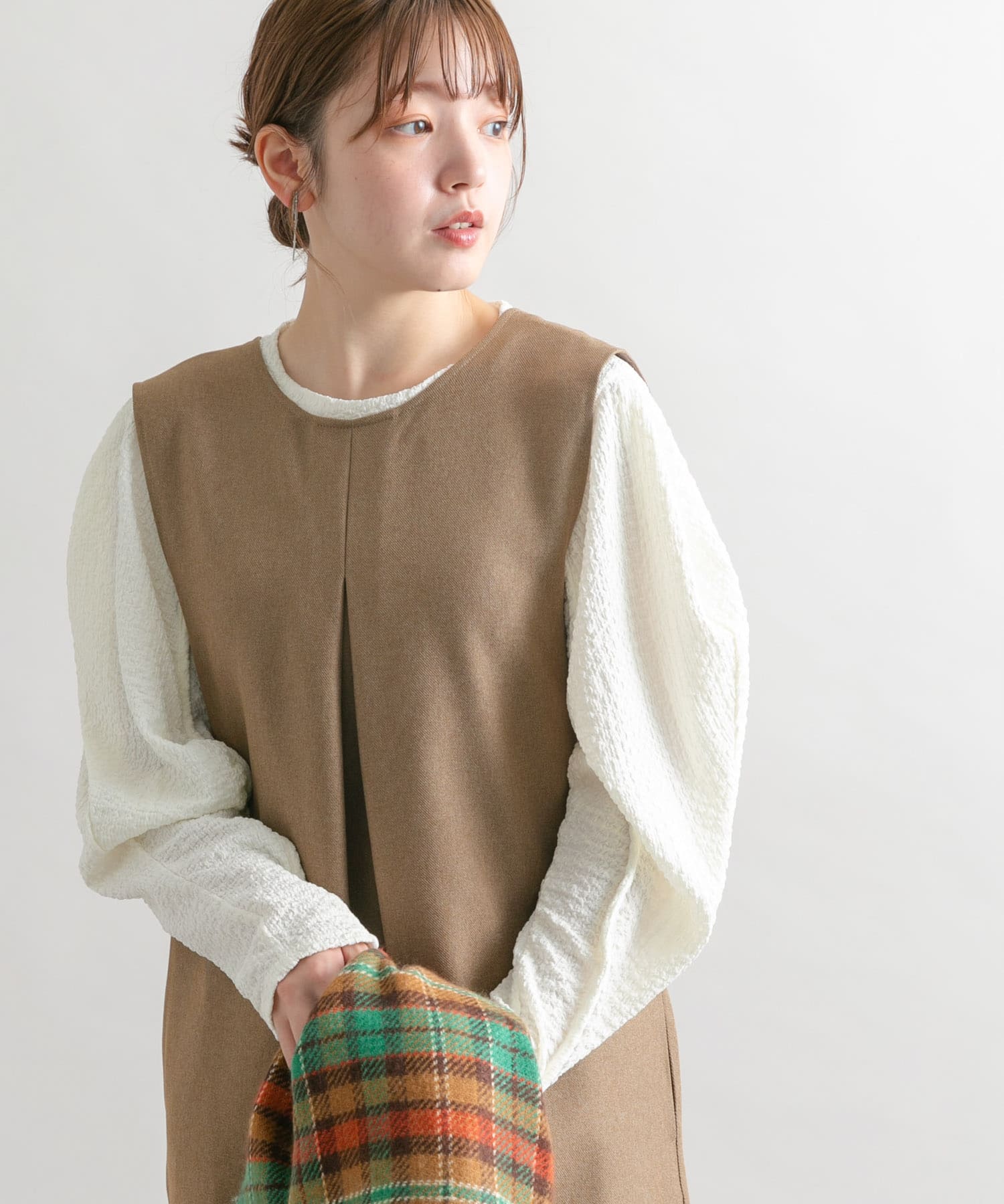 身長：160cm サイズ：one
