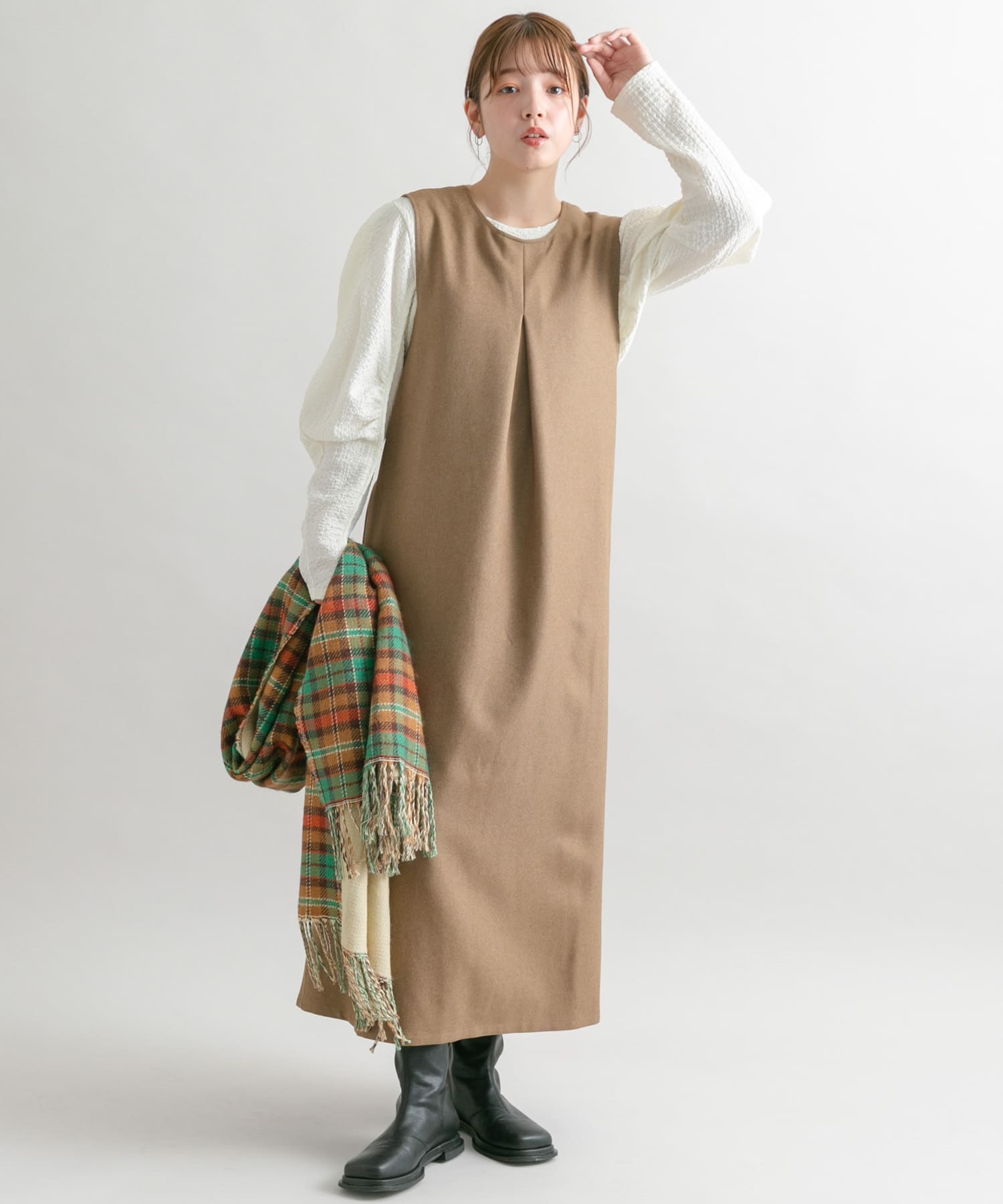 身長：160cm サイズ：one