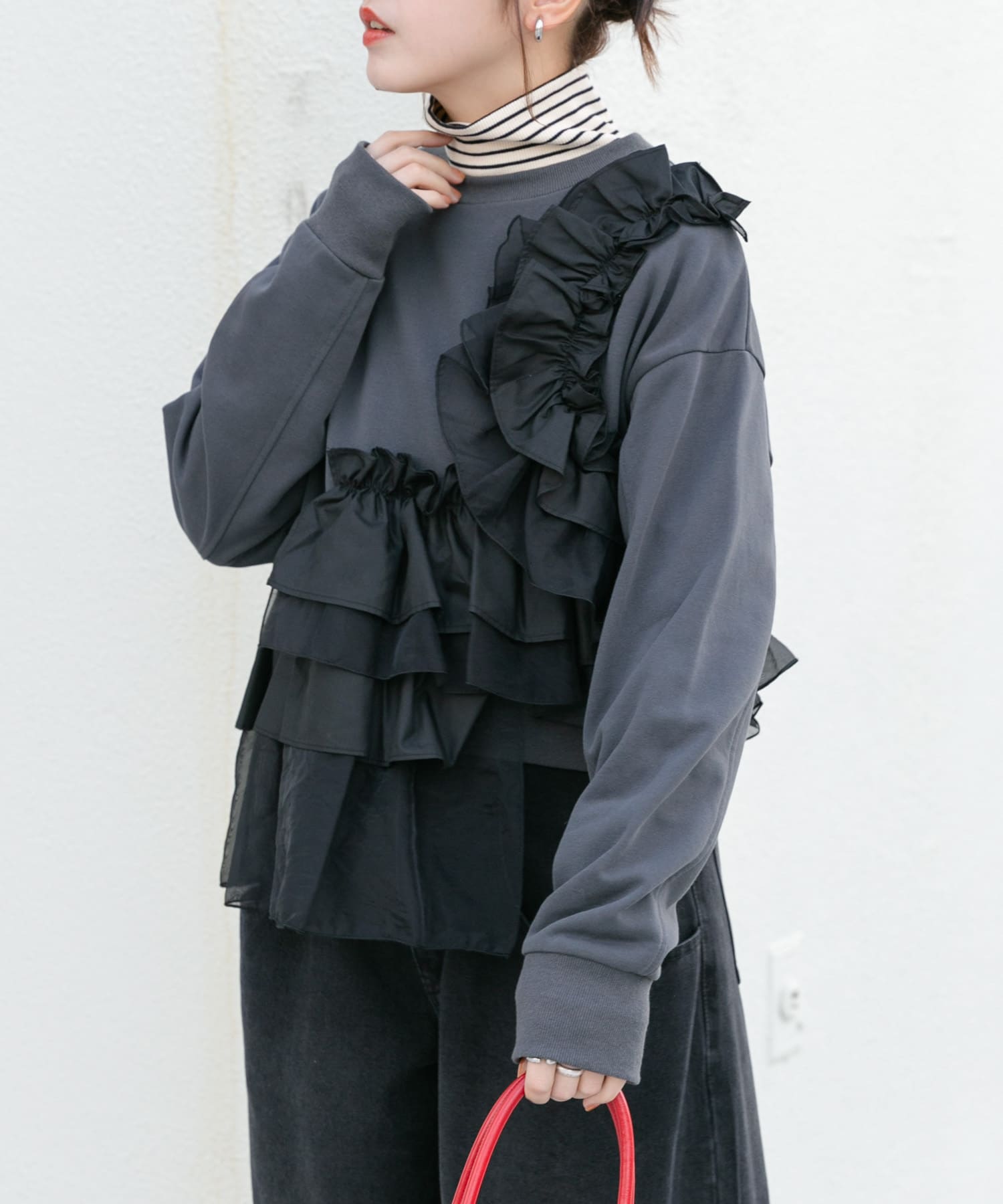 身長：160cm サイズ：one