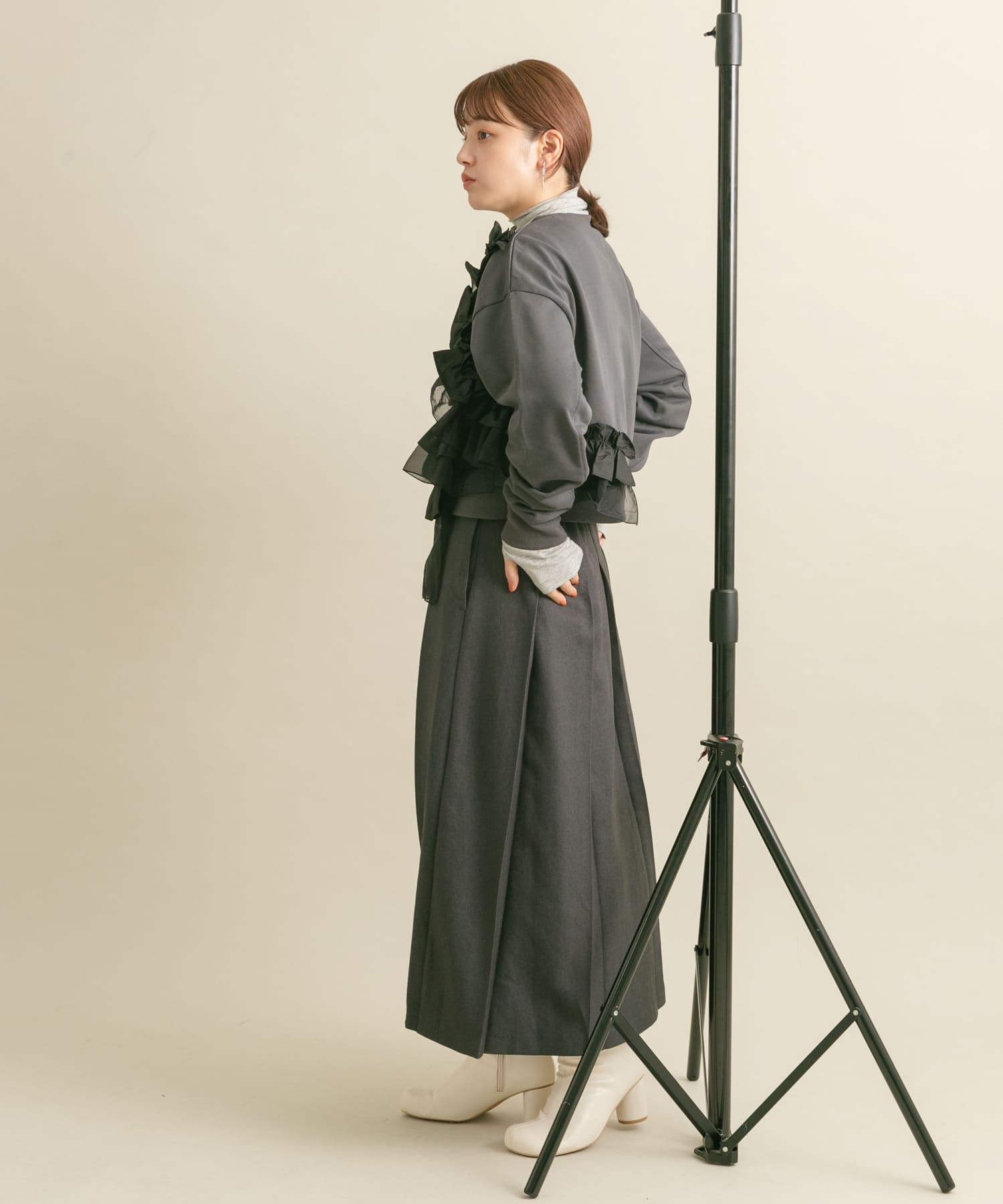 身長：160cm サイズ：one