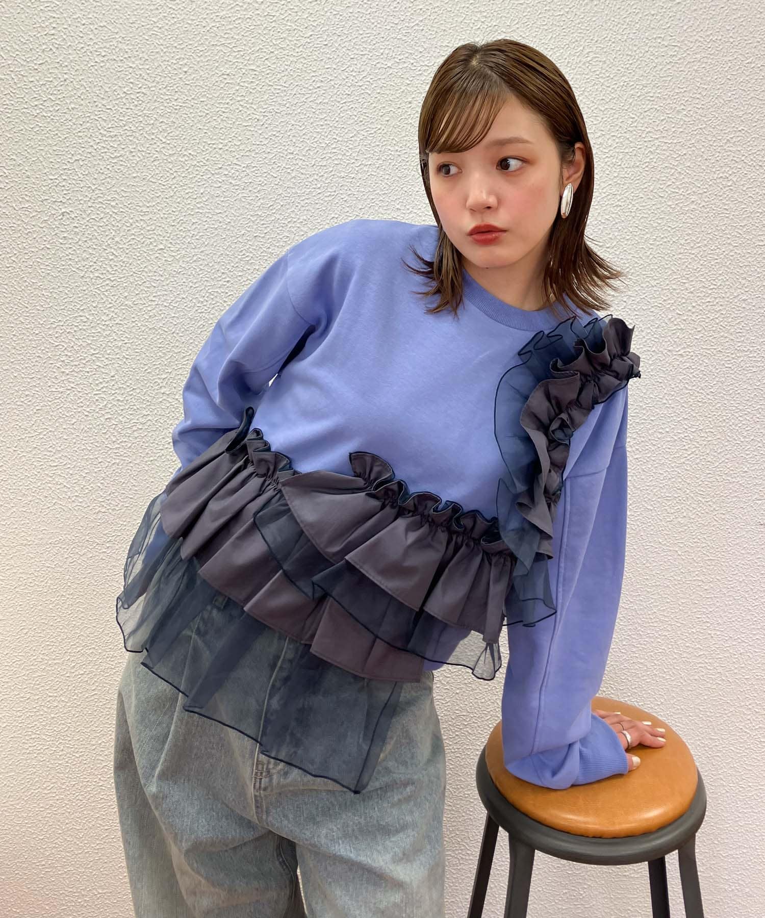 身長：160cm サイズ：one