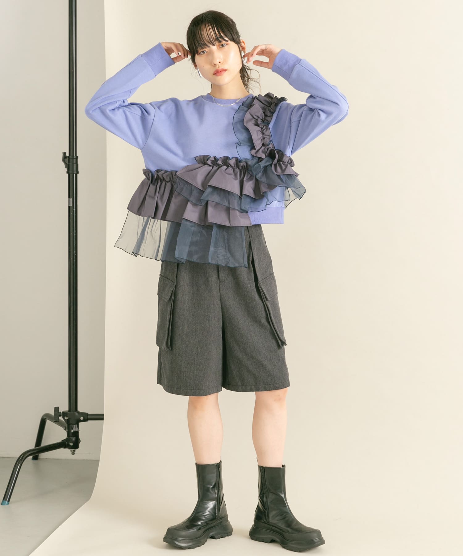 身長：160cm サイズ：one