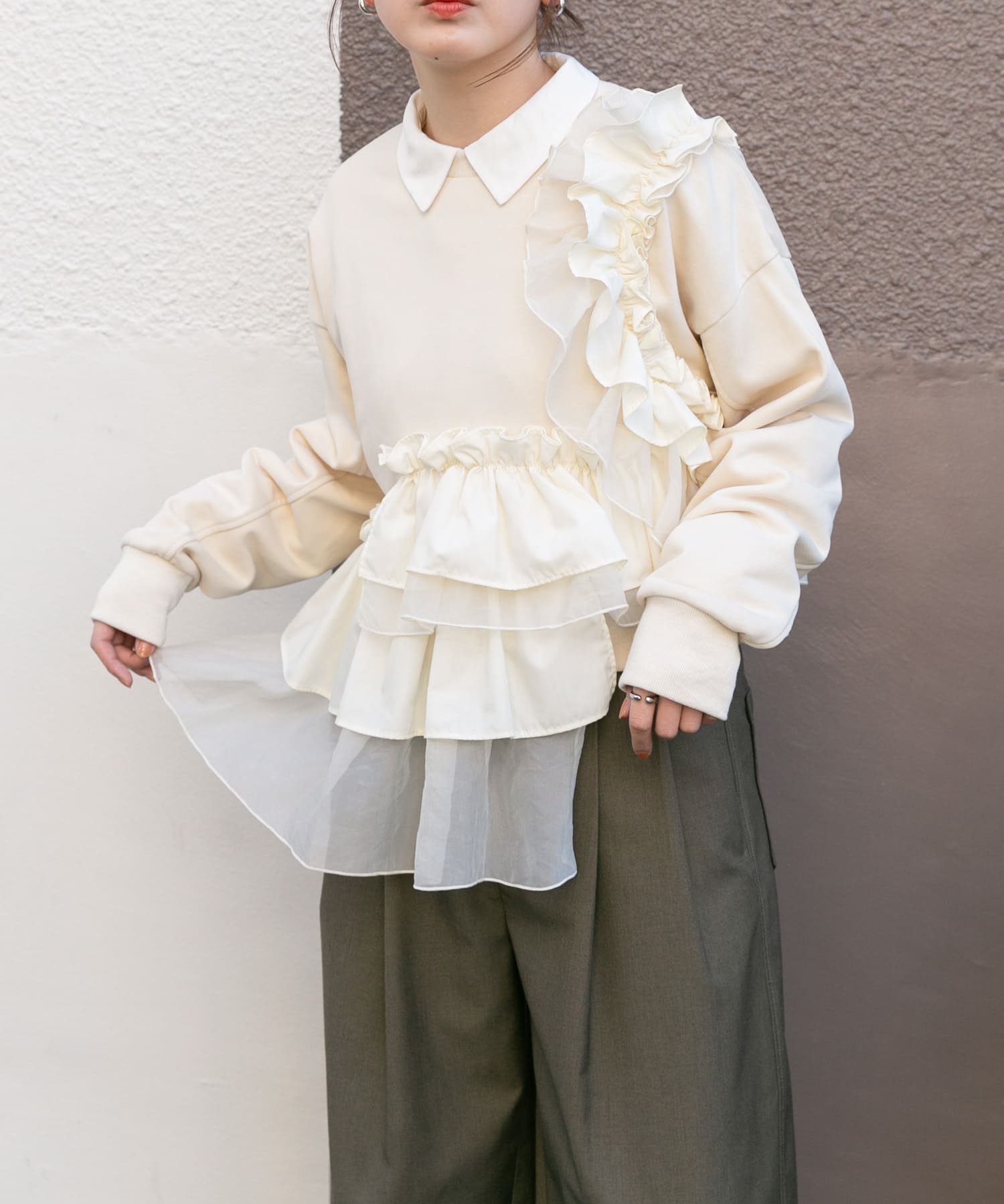 身長：160cm サイズ：one