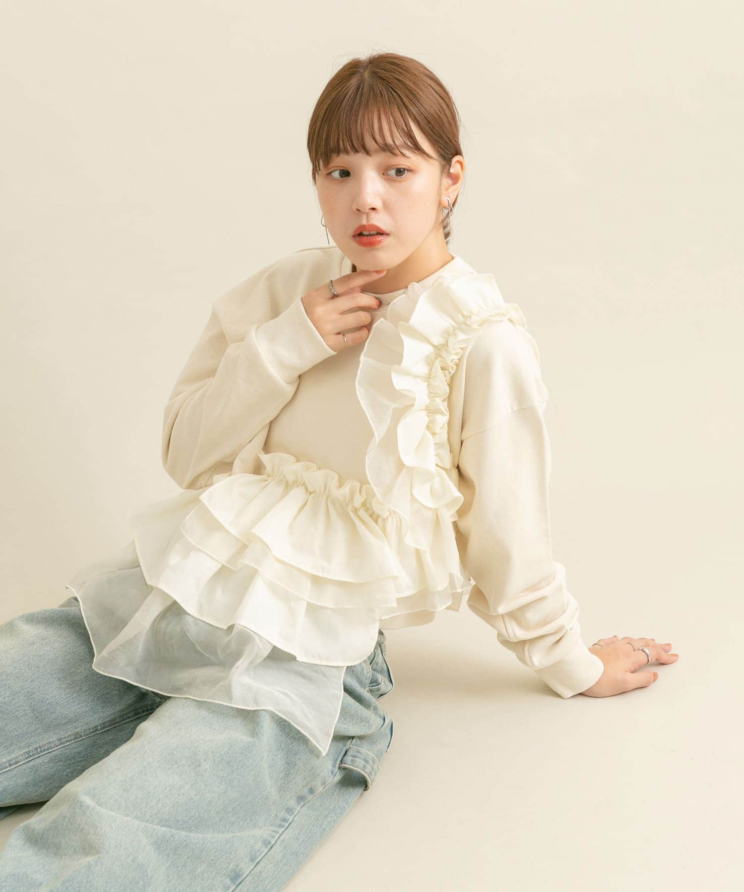 身長：160cm サイズ：one