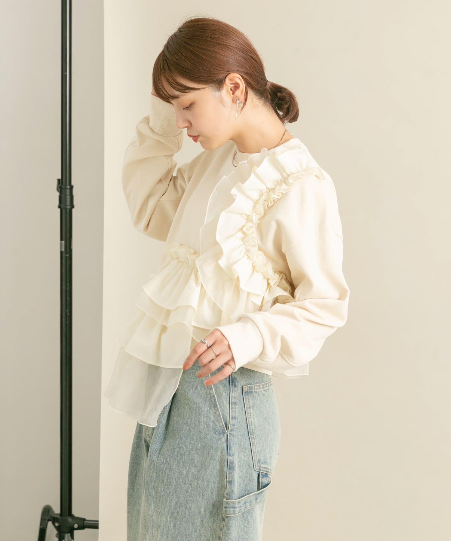 身長：160cm サイズ：one