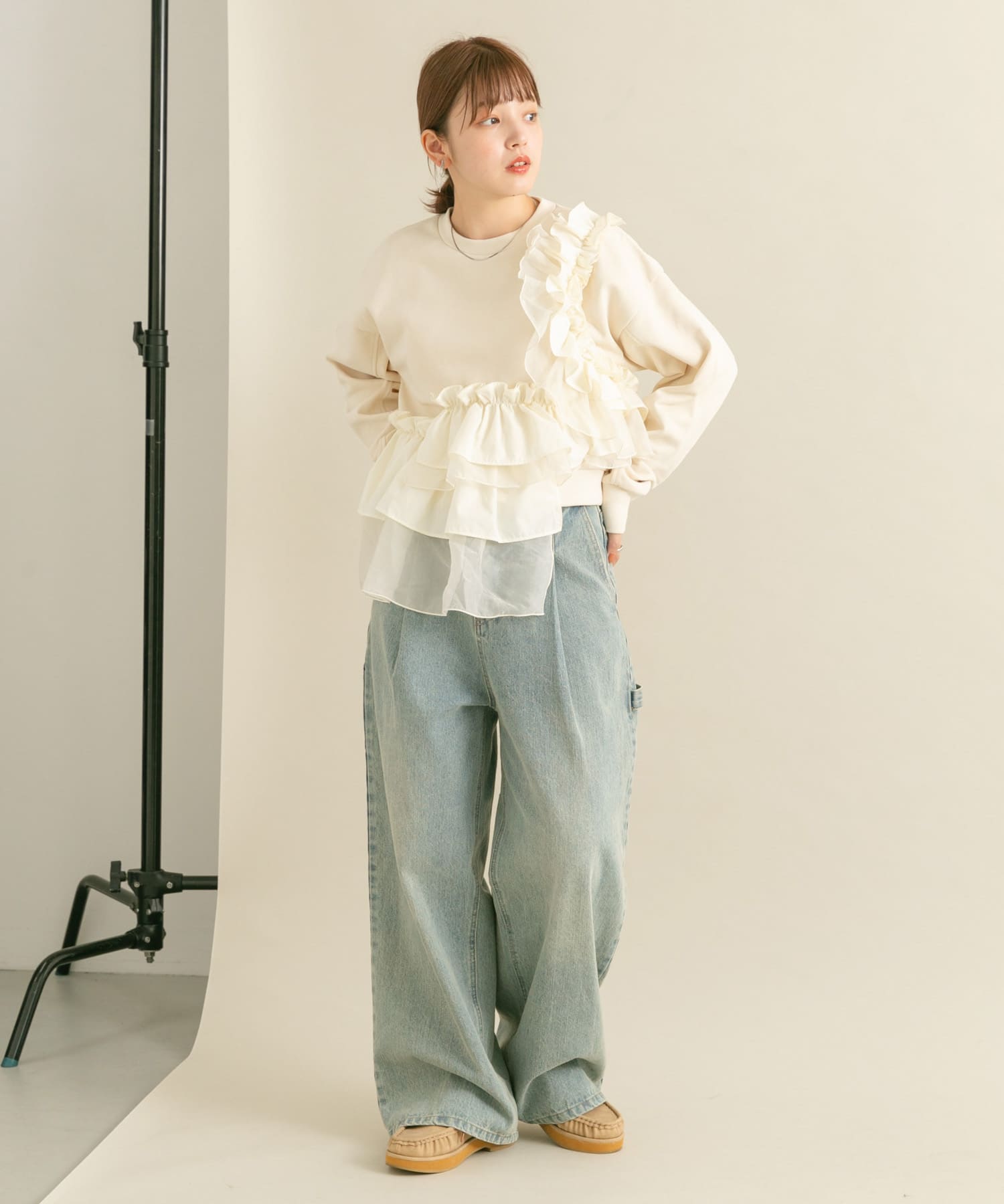 身長：160cm サイズ：one