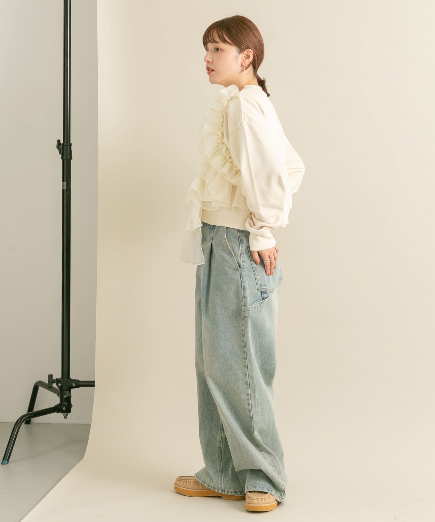 身長：160cm サイズ：one