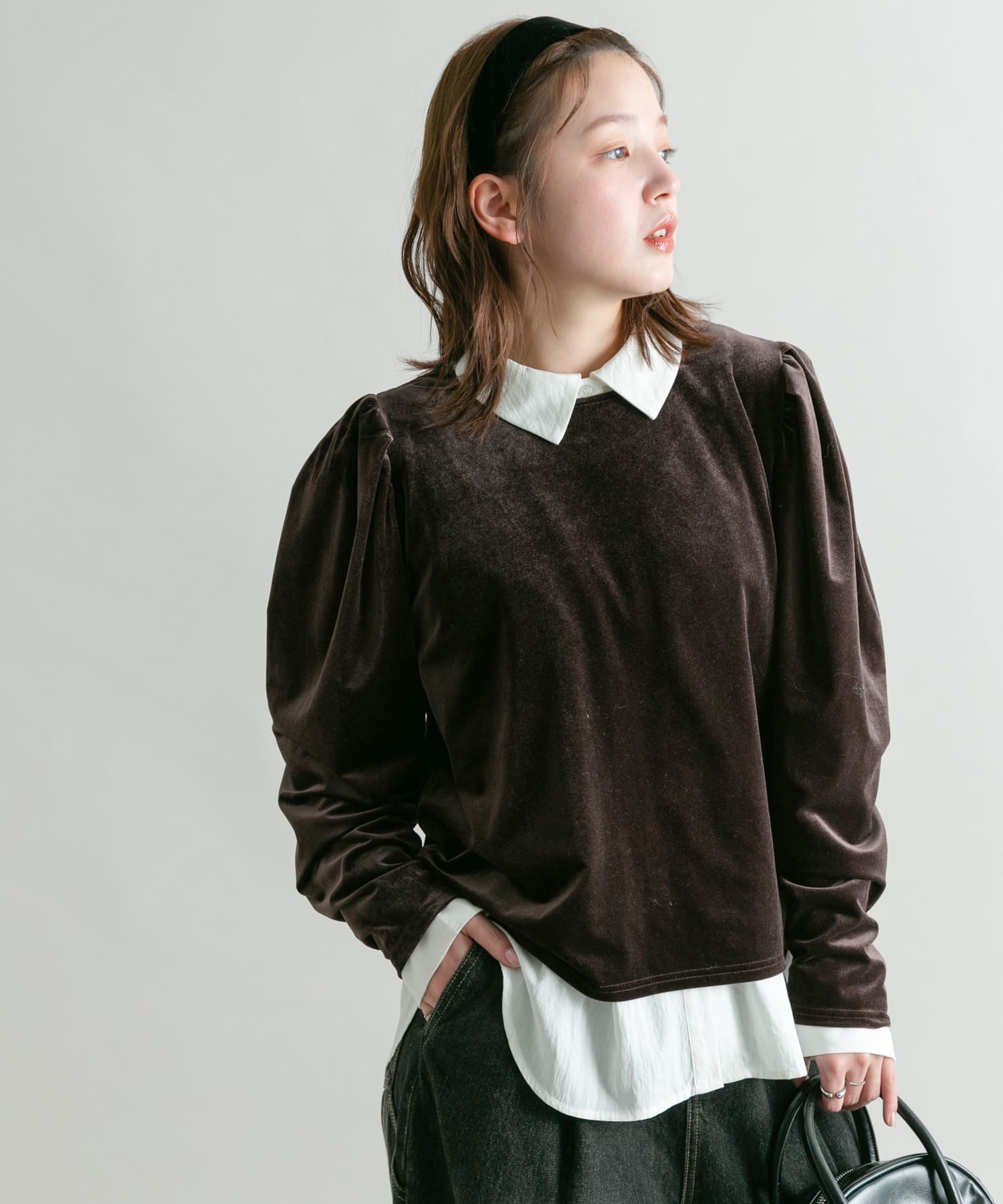 身長：160cm サイズ：one