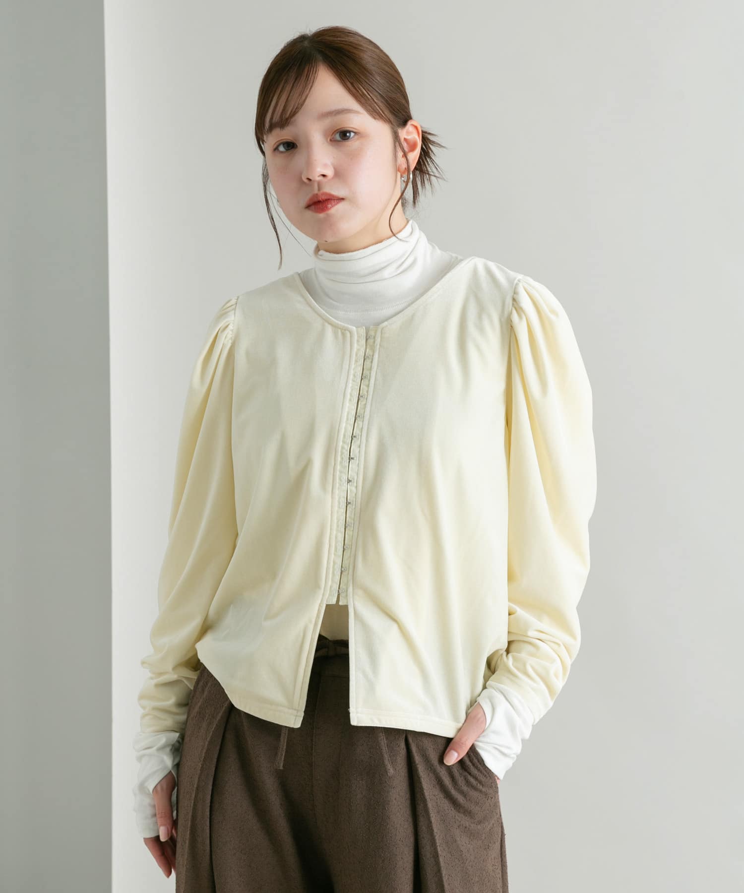 身長：160cm サイズ：one