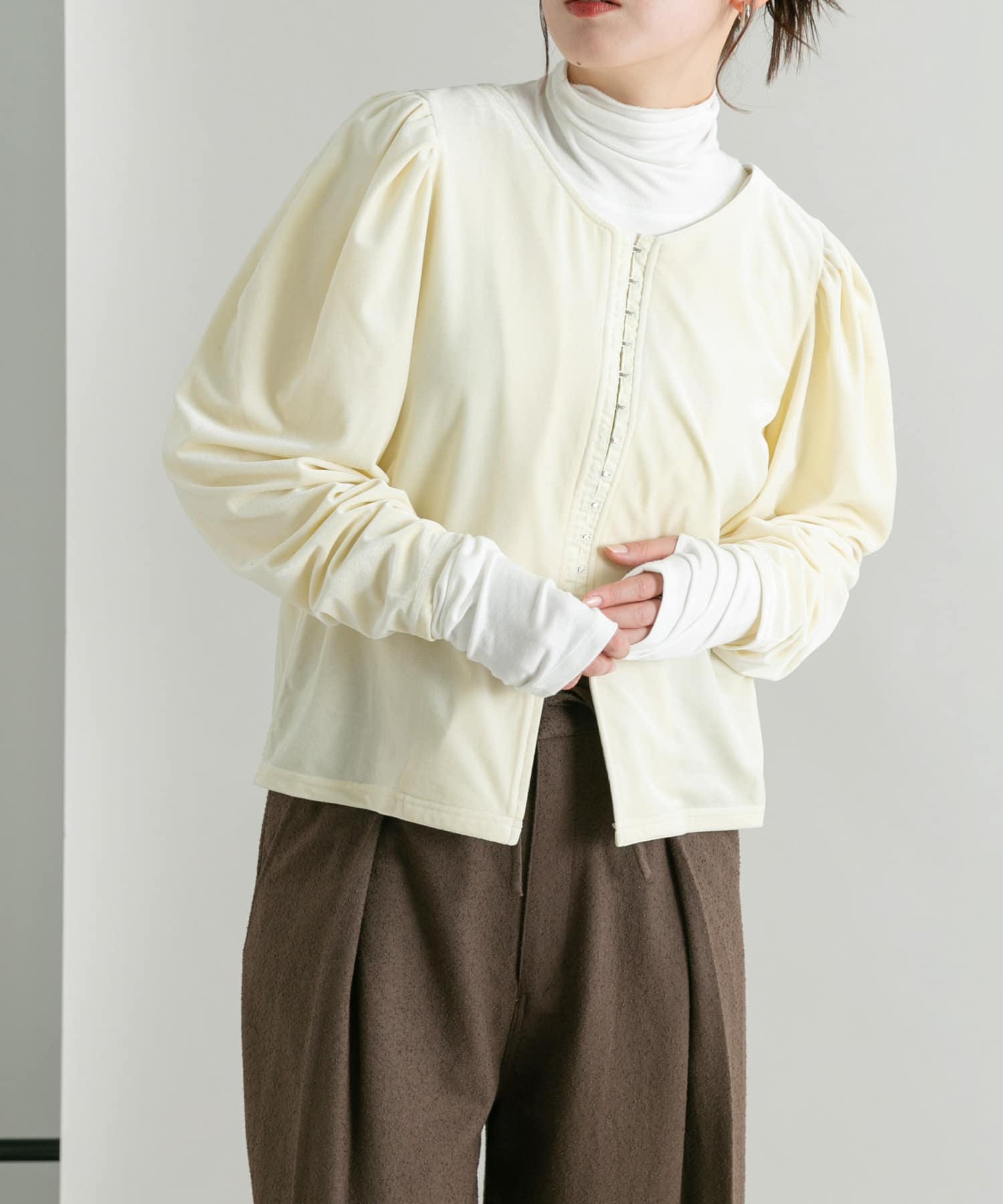 身長：160cm サイズ：one