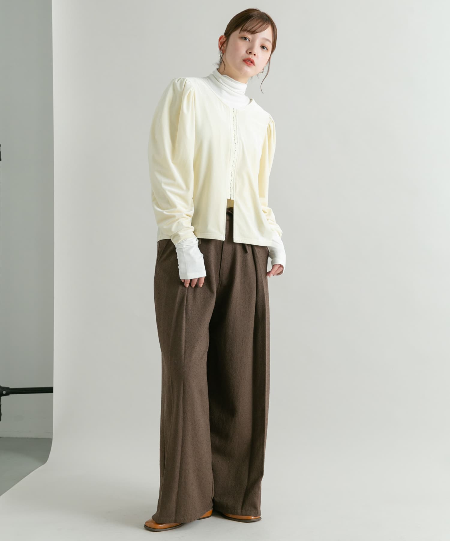身長：160cm サイズ：one