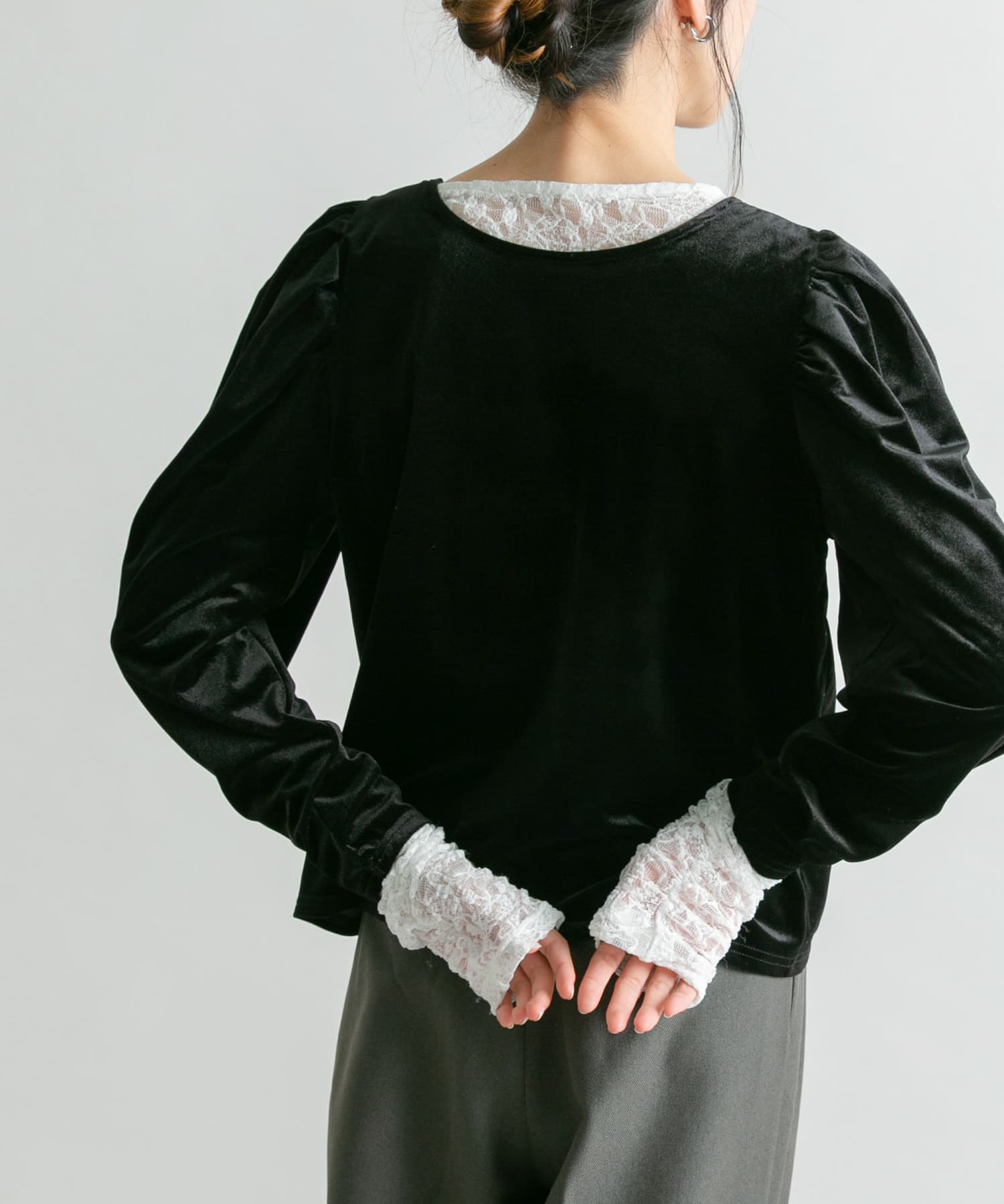 身長：160cm サイズ：one