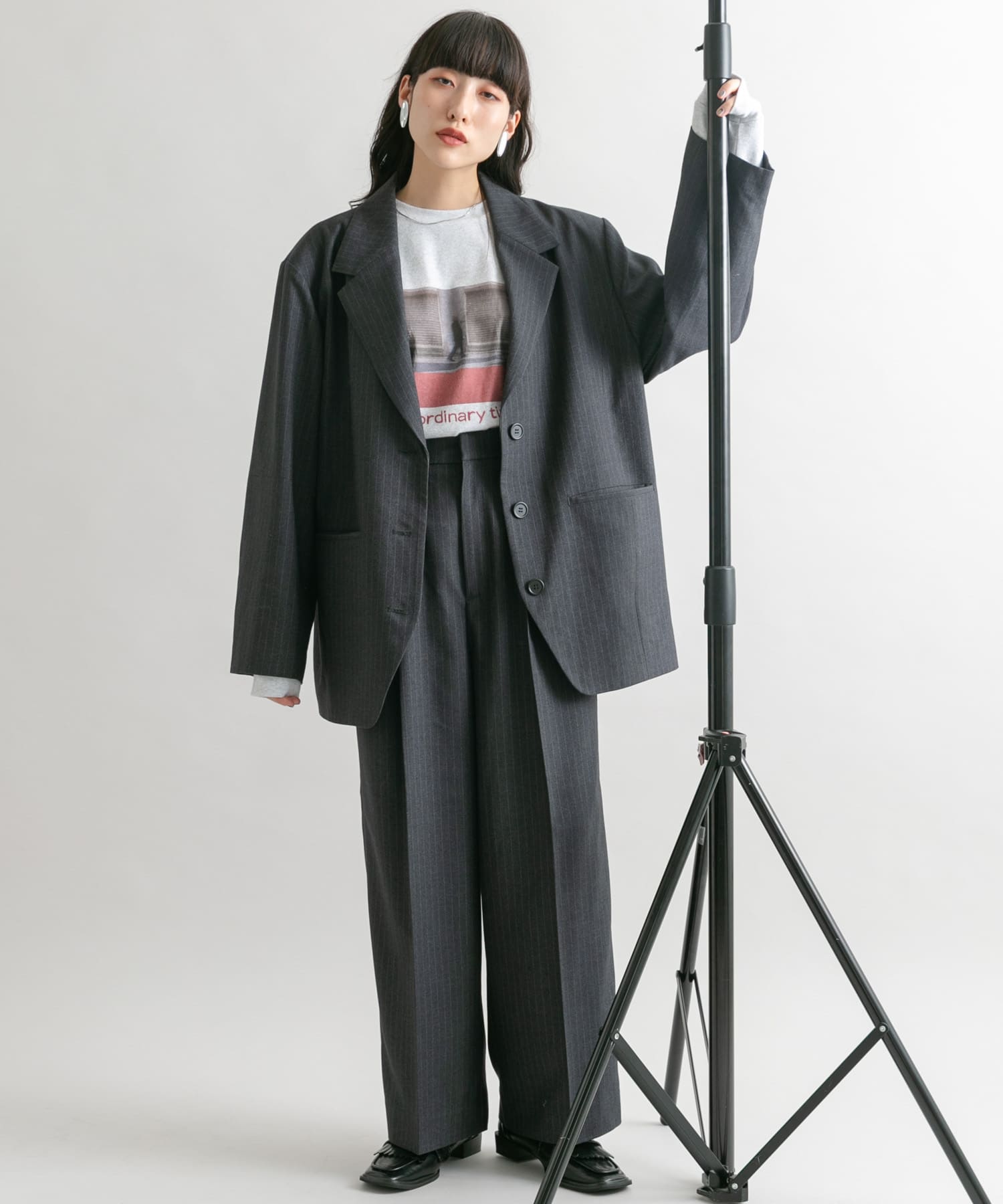 身長：160cm サイズ：one