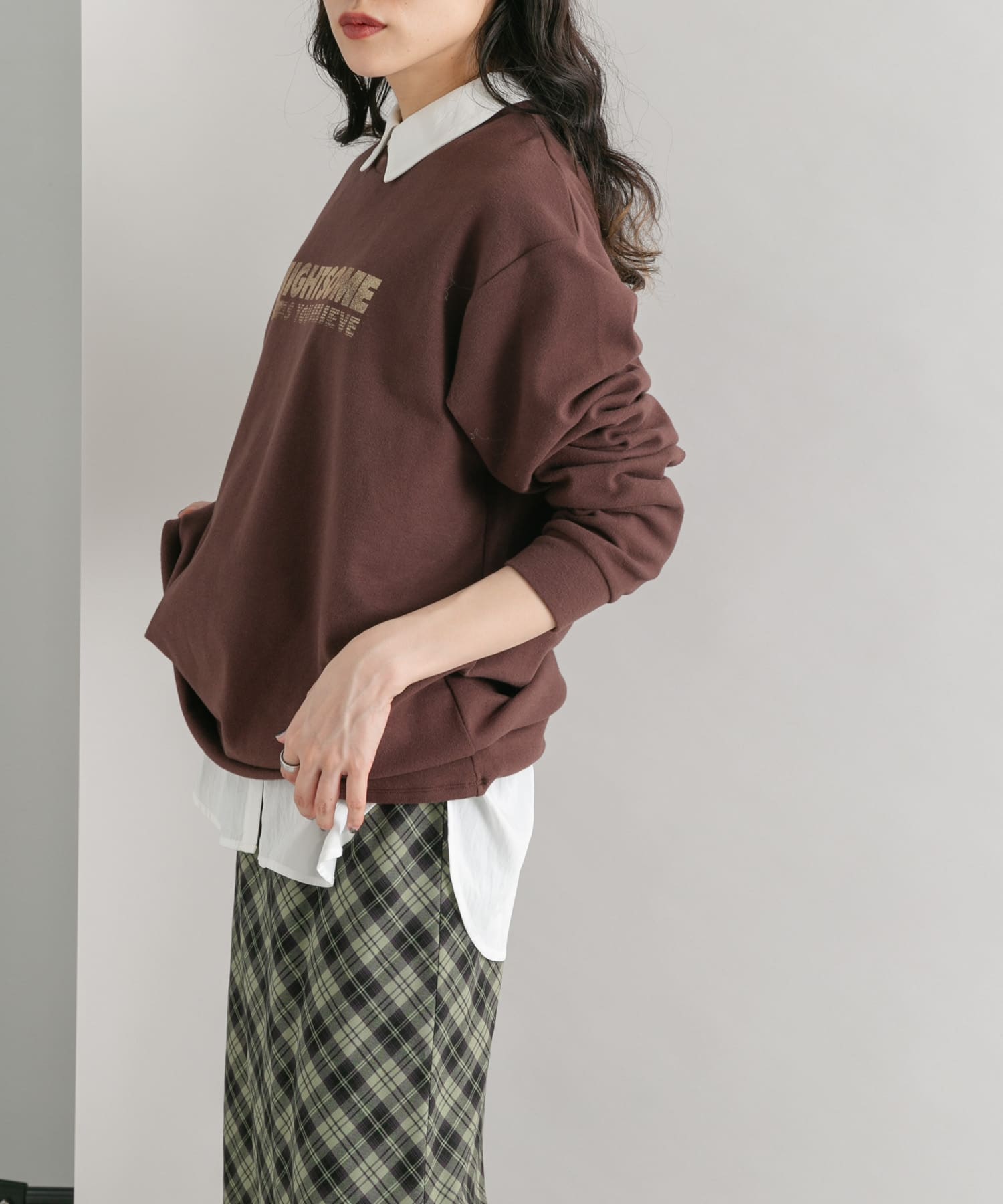 身長：160cm サイズ：one