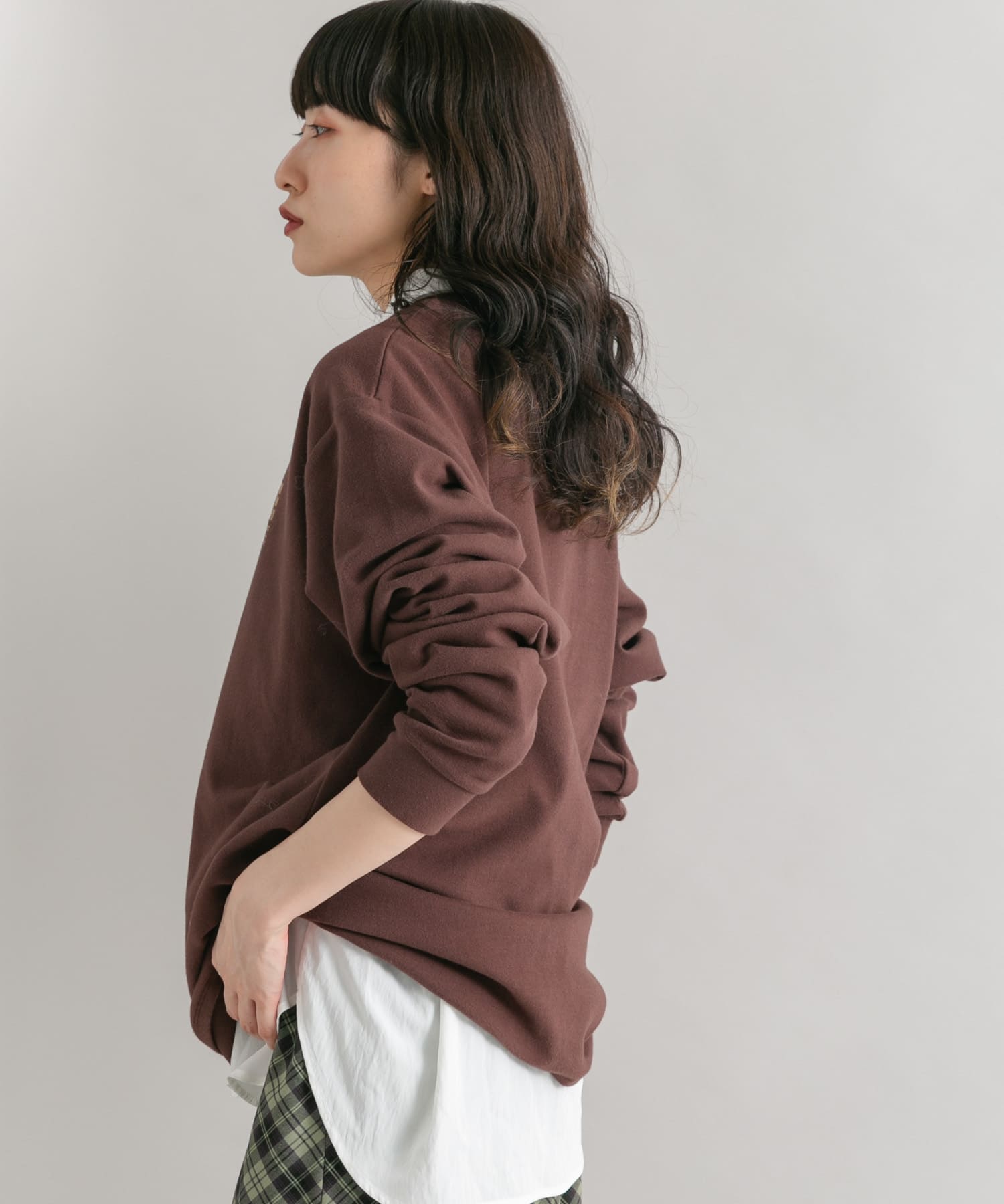 身長：160cm サイズ：one