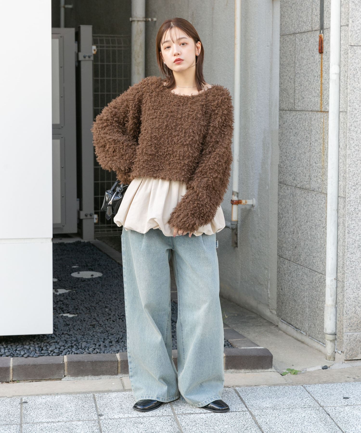 身長：160cm サイズ：one