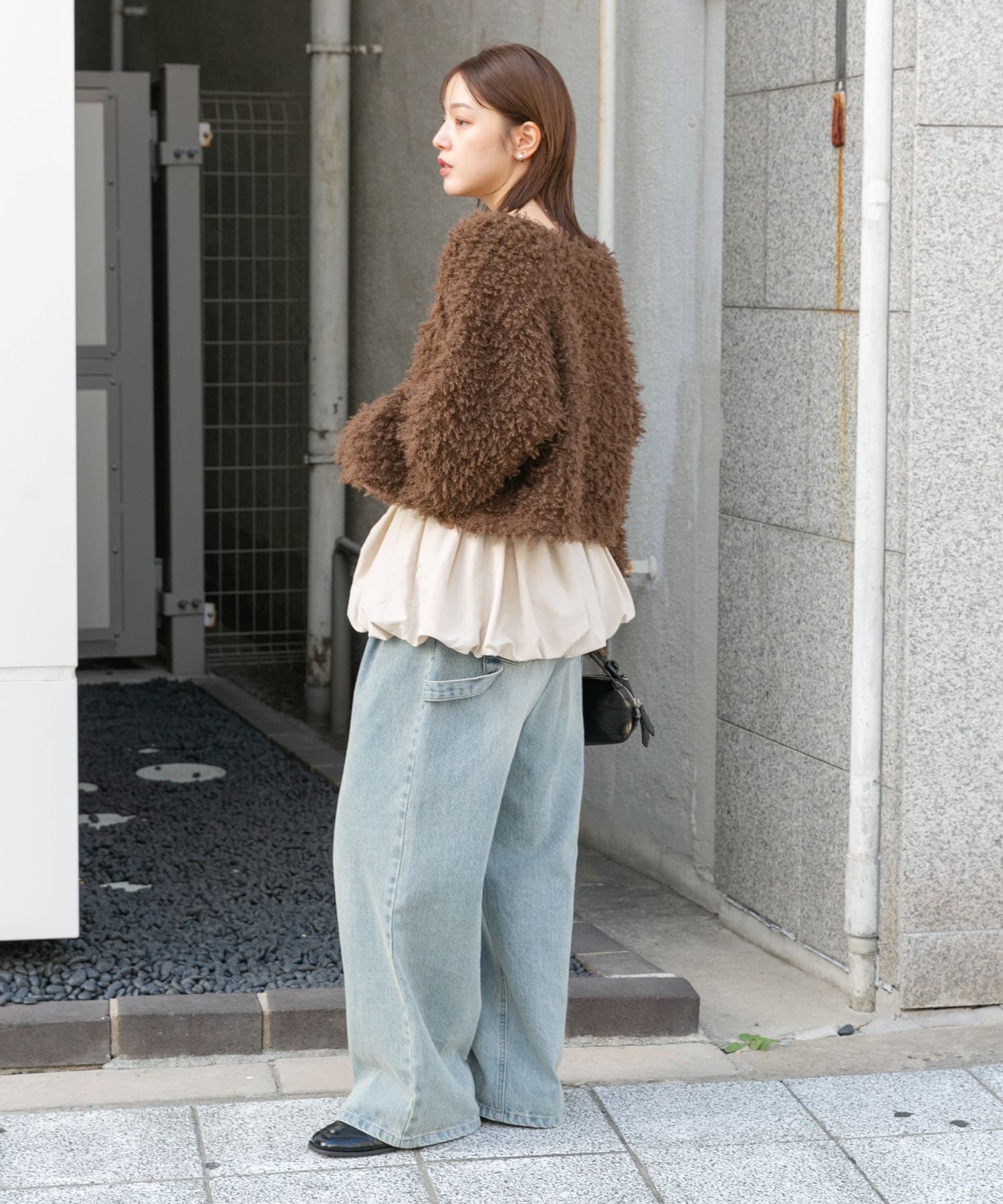 身長：160cm サイズ：one