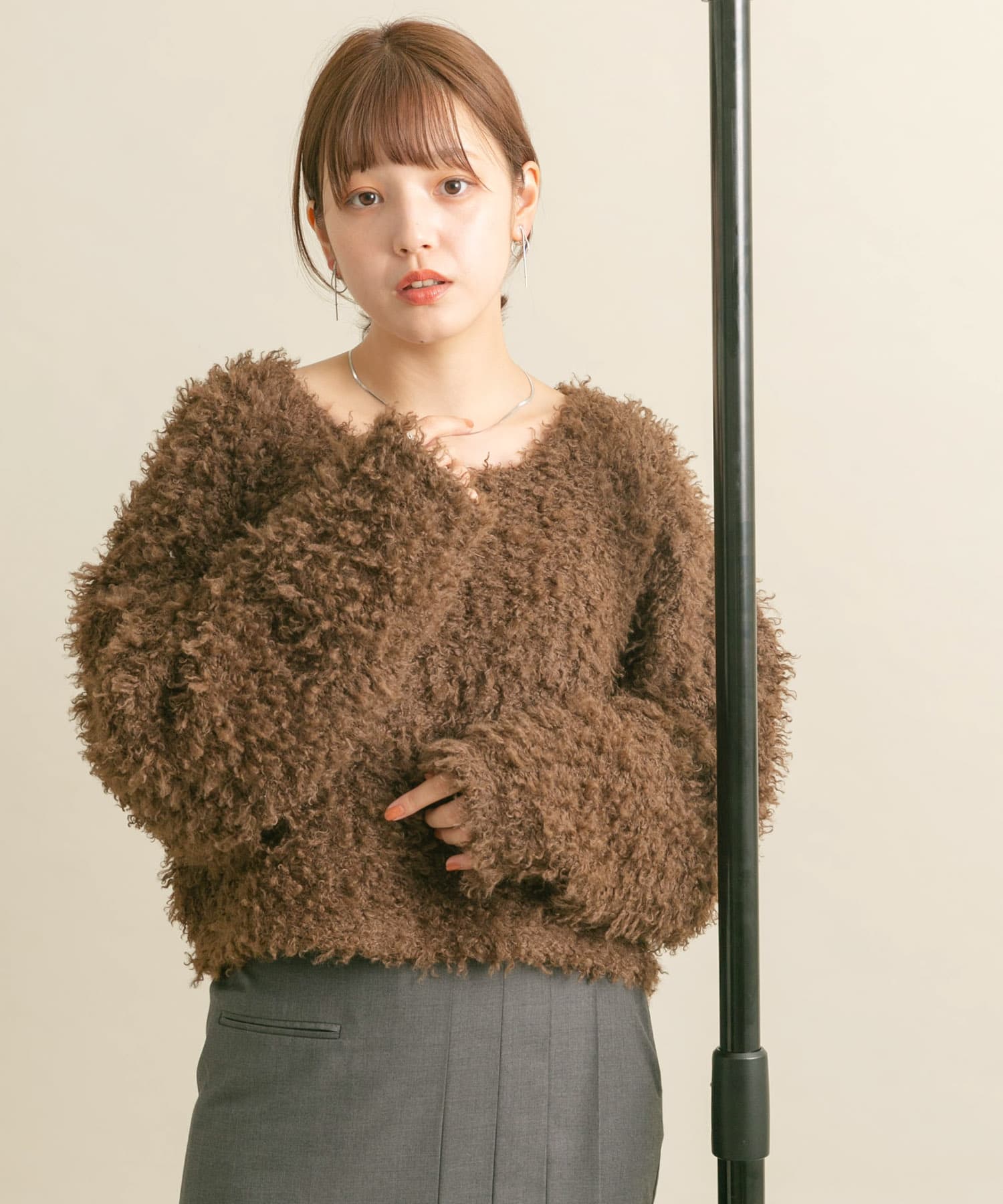 身長：160cm サイズ：one