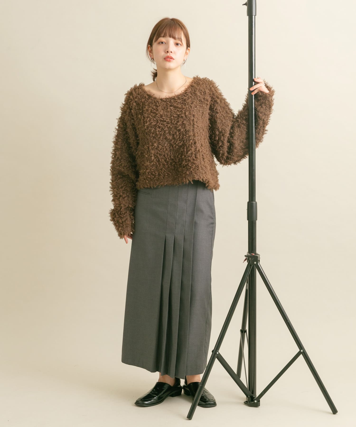 身長：160cm サイズ：one