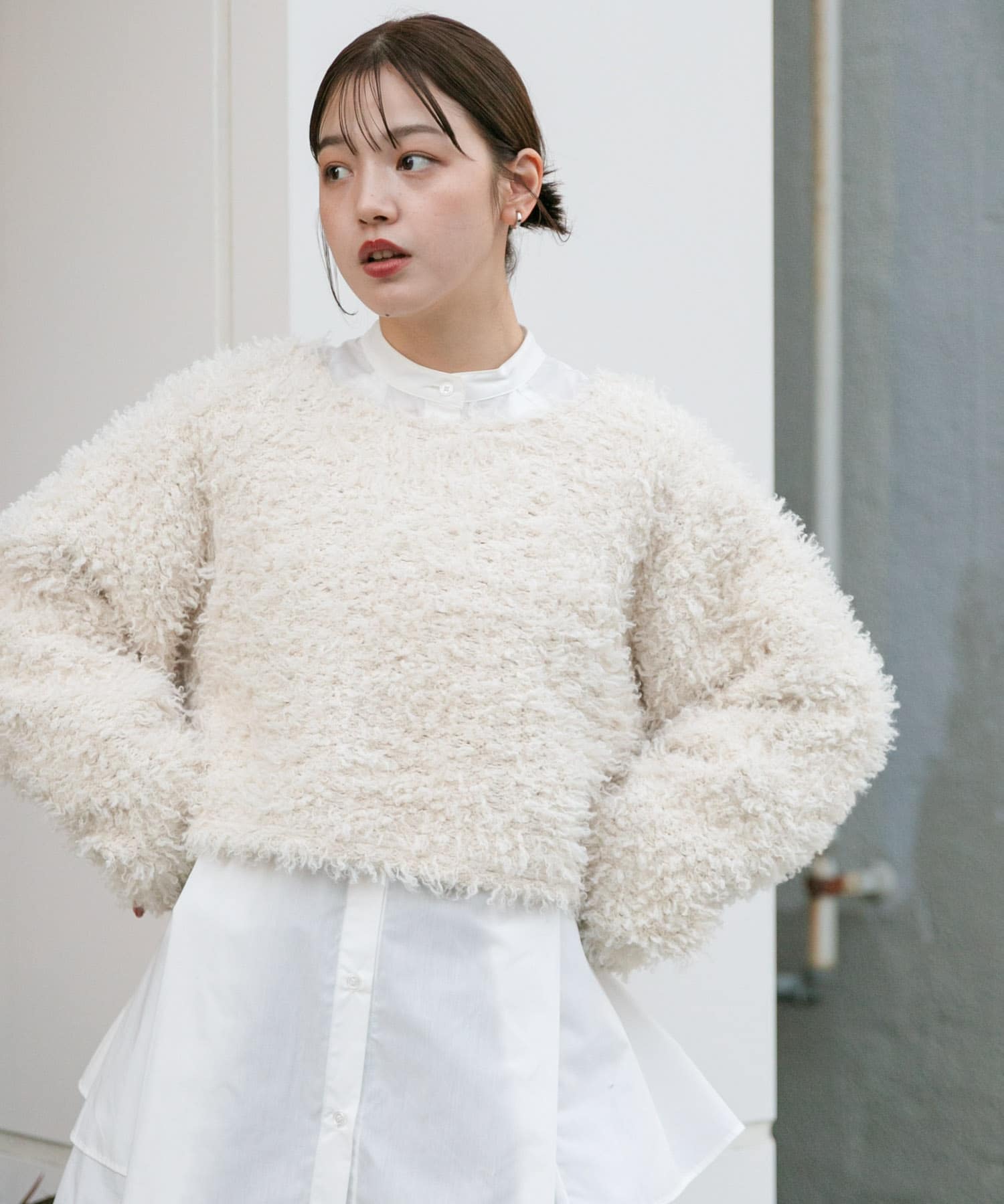 身長：160cm サイズ：one