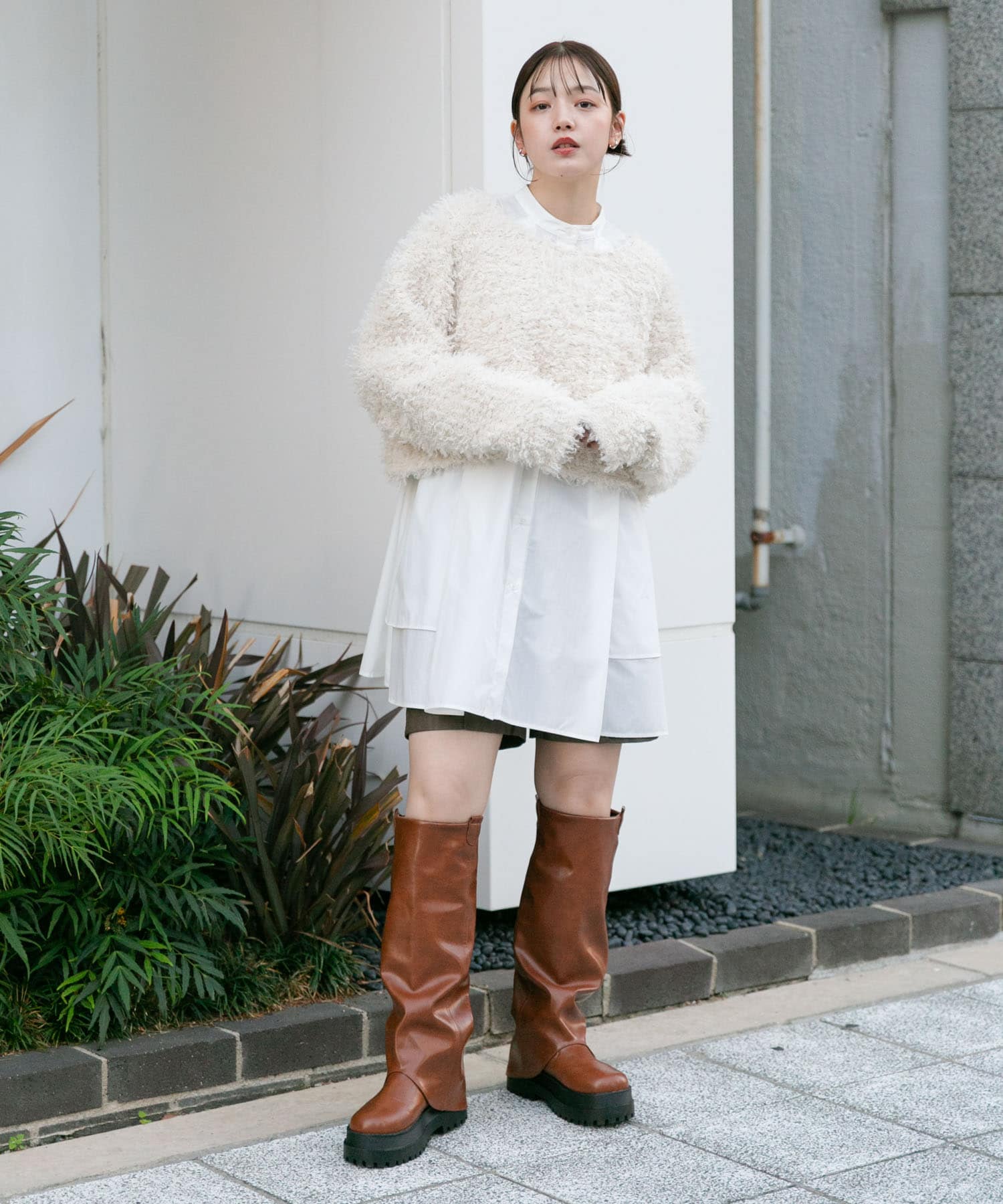 身長：160cm サイズ：one