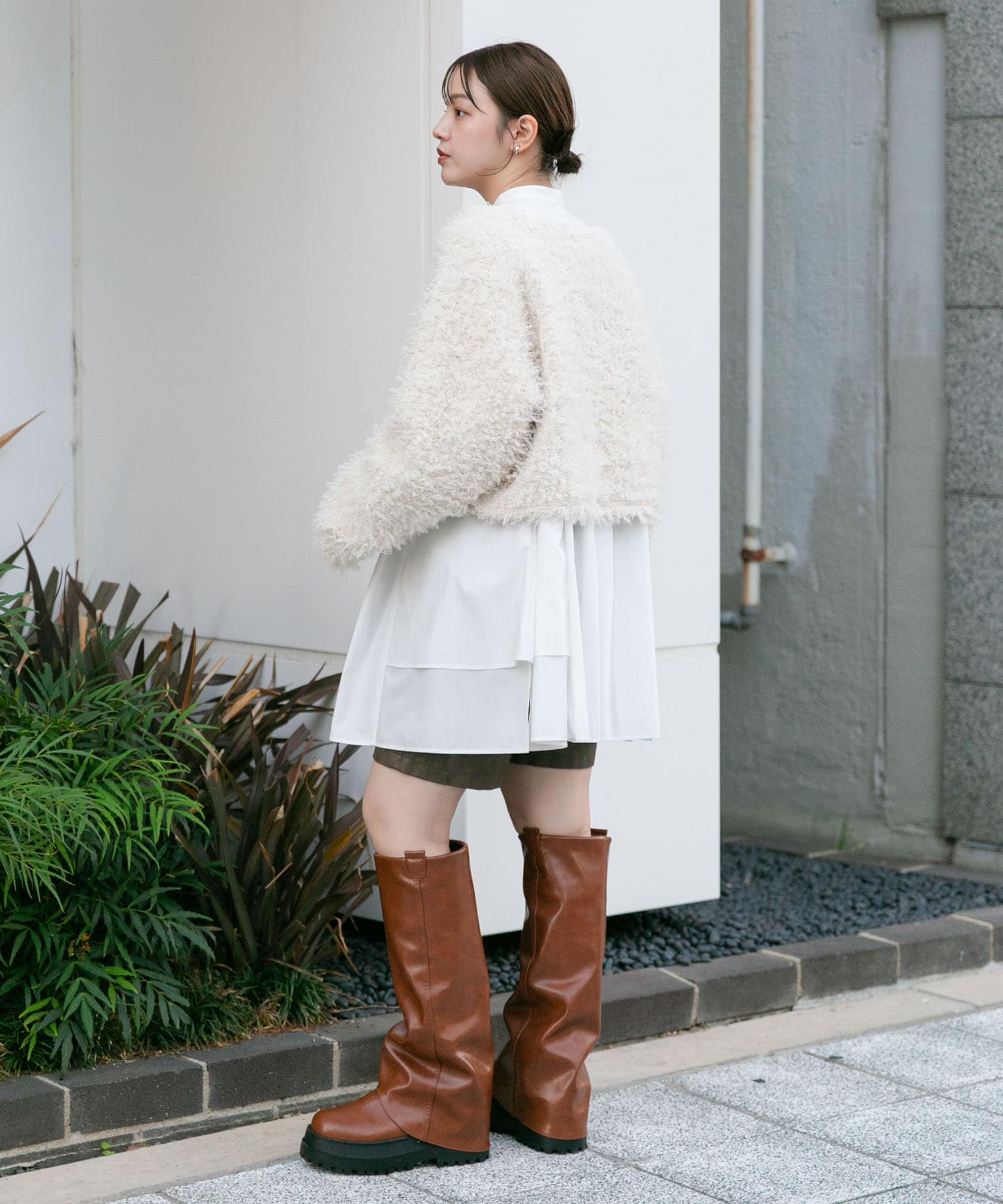身長：160cm サイズ：one