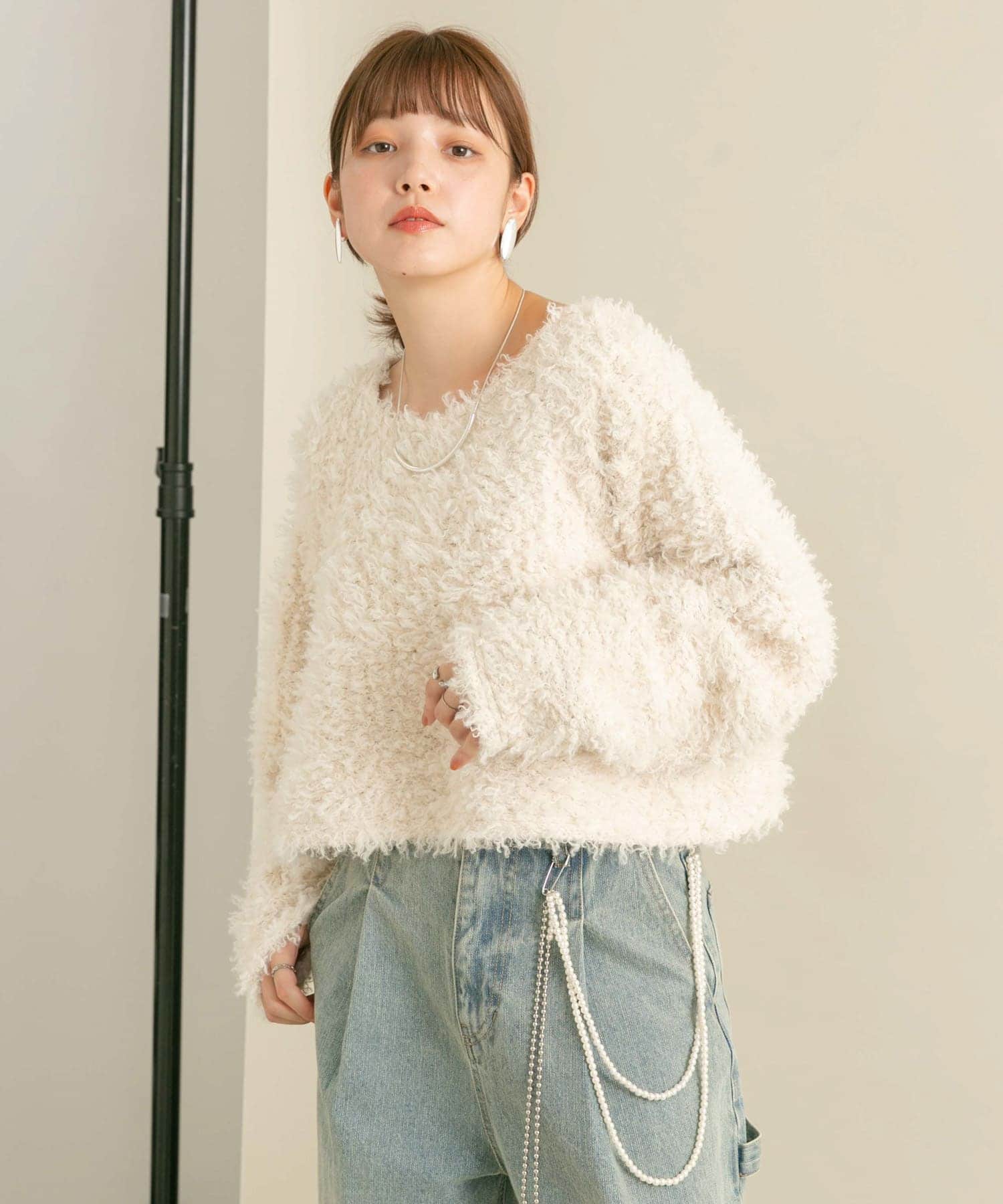 身長：160cm サイズ：one