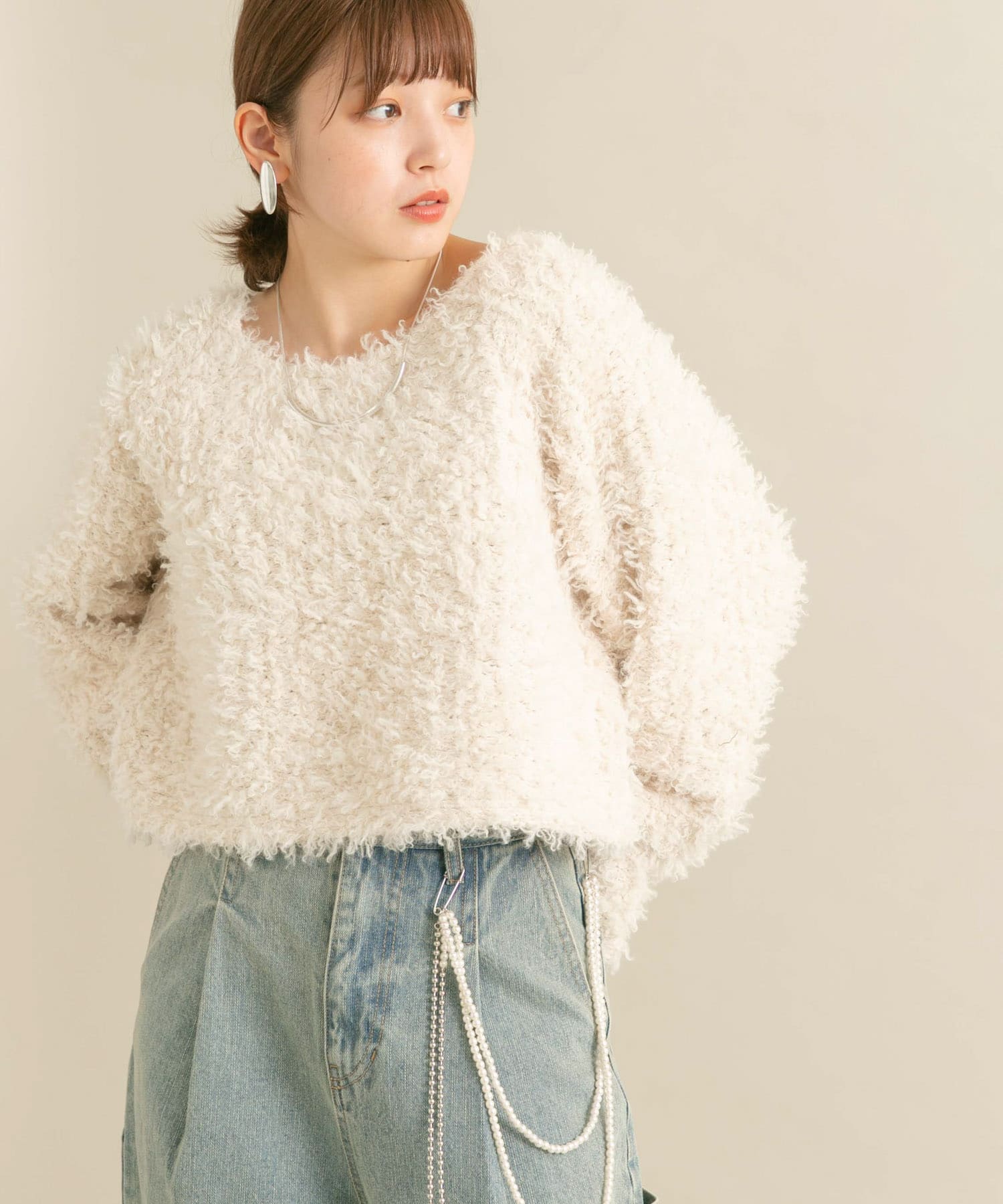 身長：160cm サイズ：one